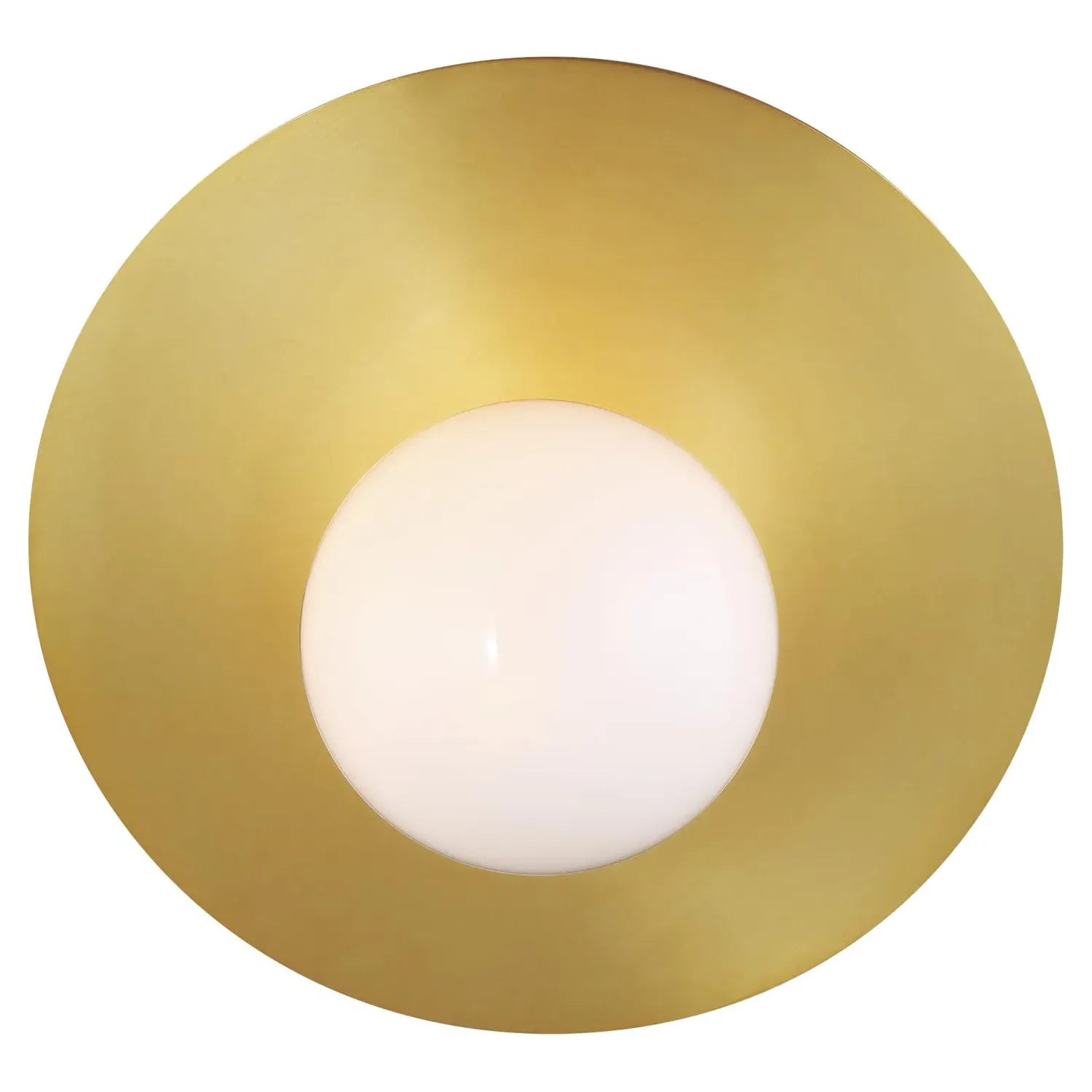 Nodes Angled Sconce - Burnished Brass, Steel image