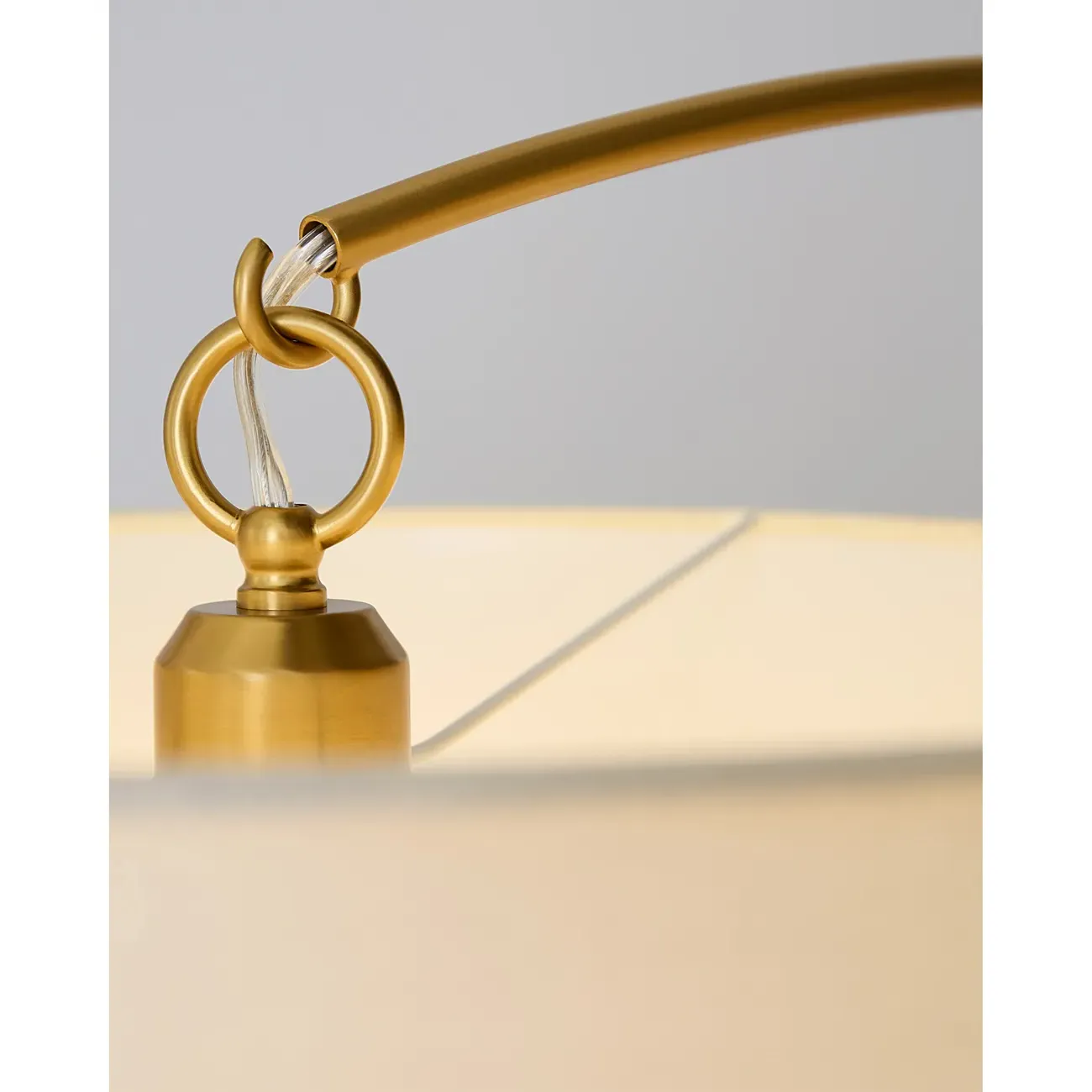 Sawyer Adjustable Floor Lamp - Burnished Brass