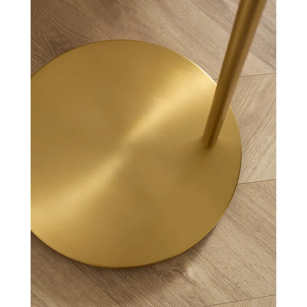 Sawyer Adjustable Floor Lamp - Burnished Brass