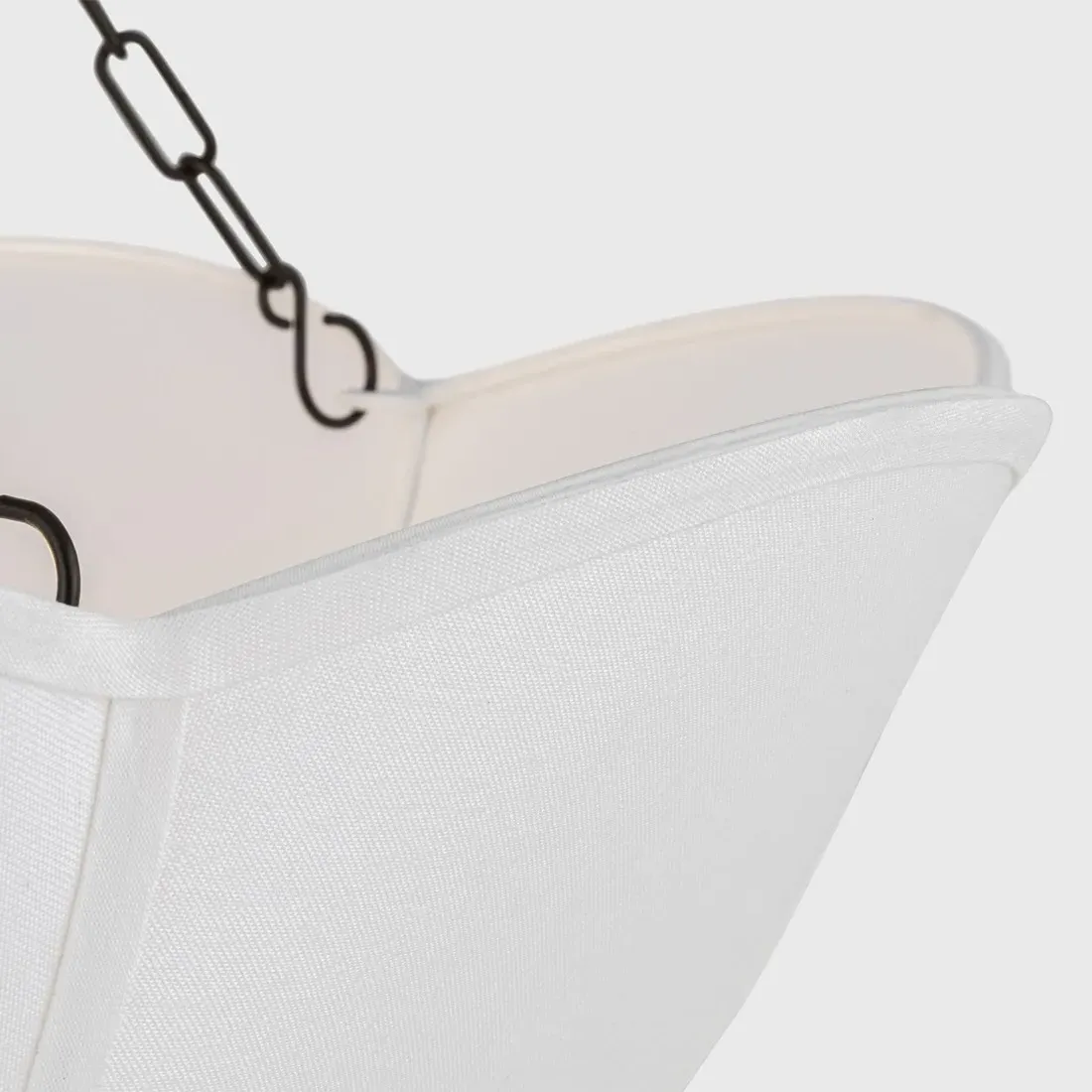 Stassi 4 Light Chandelier with Scalloped Shade - Aged Iron