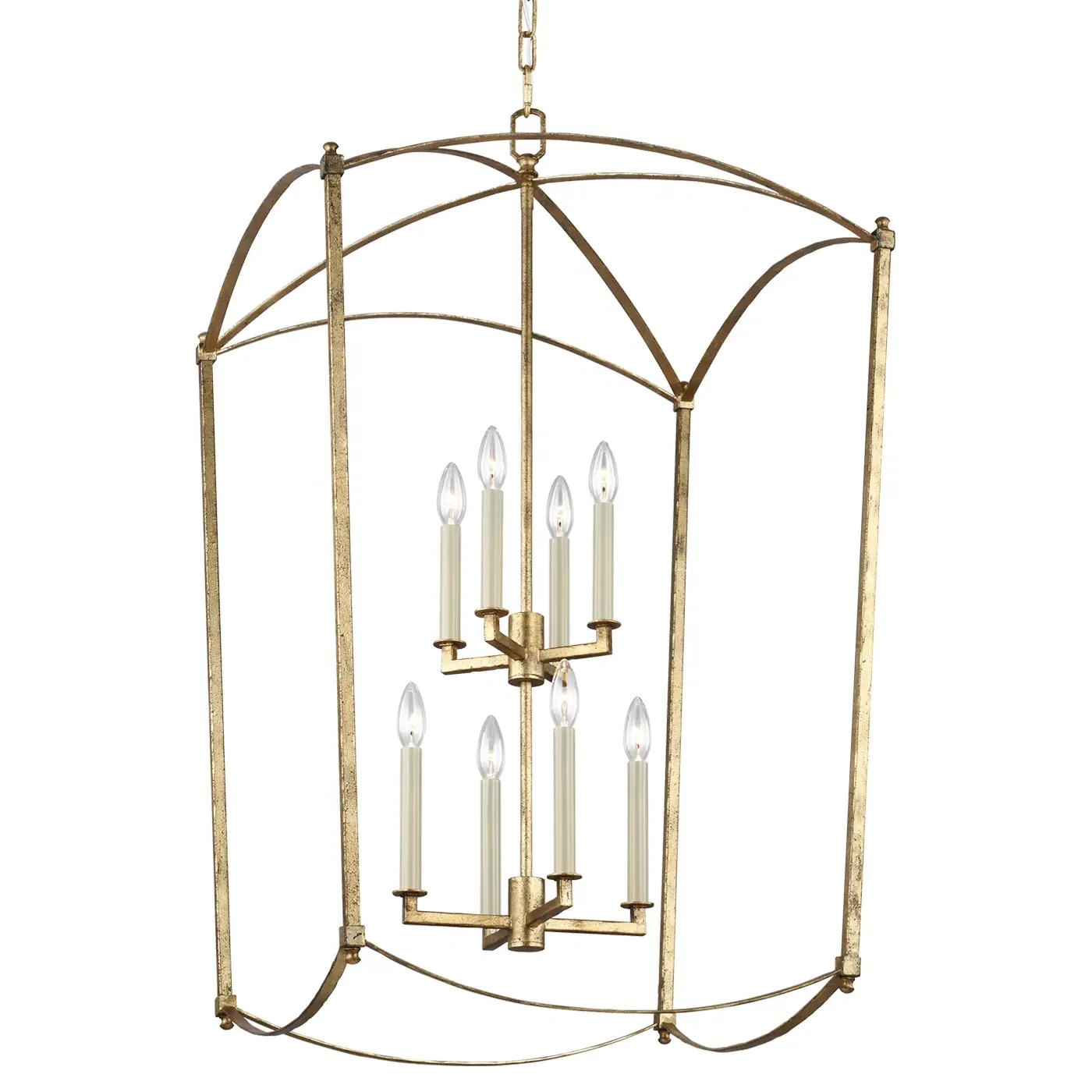 Thayer Extra Large Lantern - Antique Gild