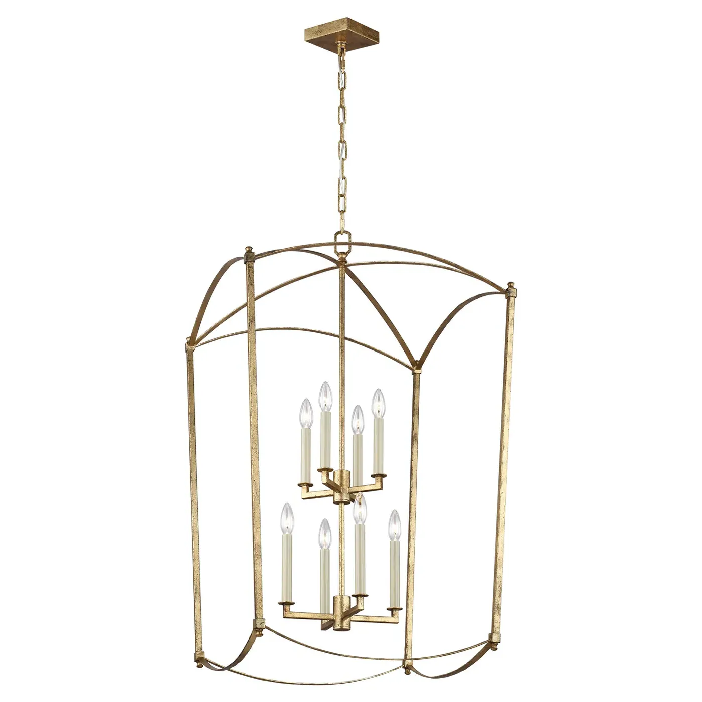 Thayer Extra Large Lantern - Antique Gild