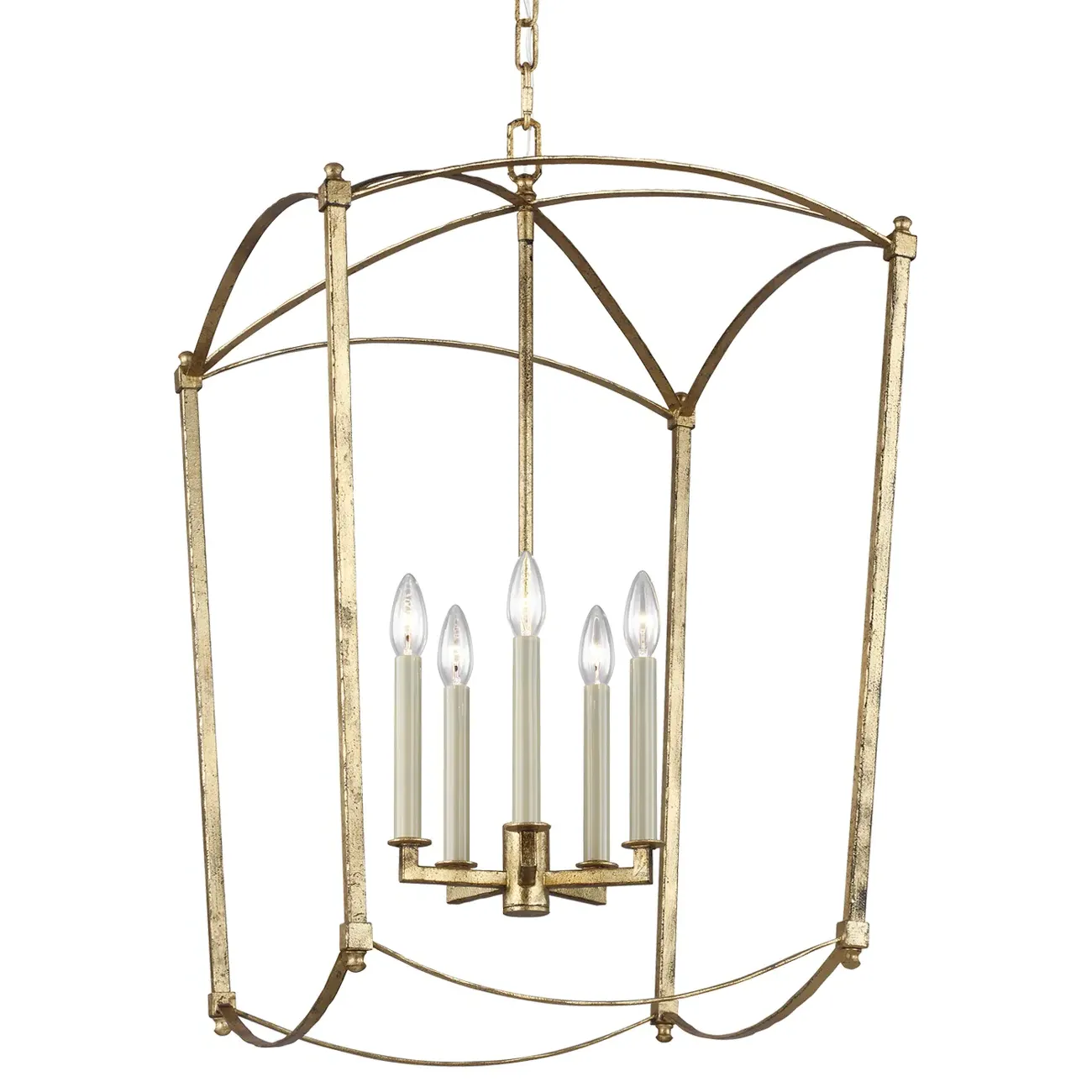 Thayer Large Lantern - Antique Gild