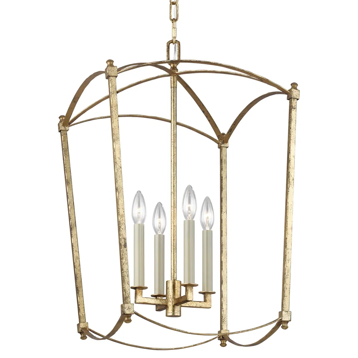 Thayer Medium Lantern - Antique Gild