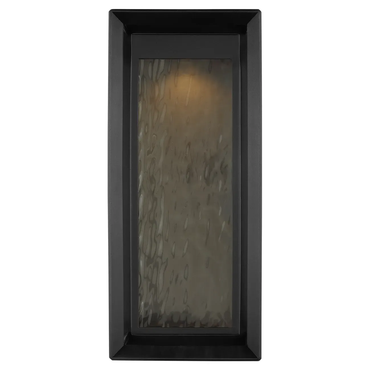 Urbandale Extra Large Outdoor Lantern Sconce - Textured Black
