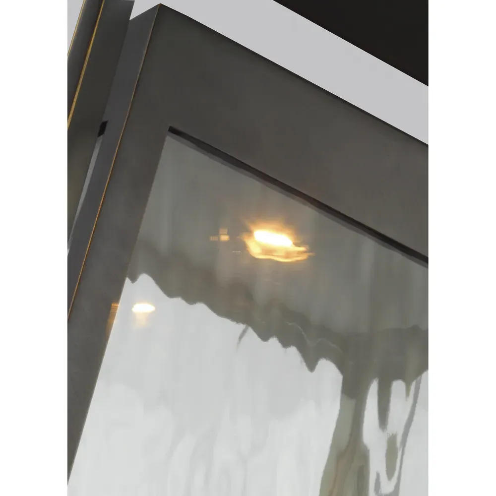 Urbandale Outdoor Post Lantern - Antique Bronze, Metal