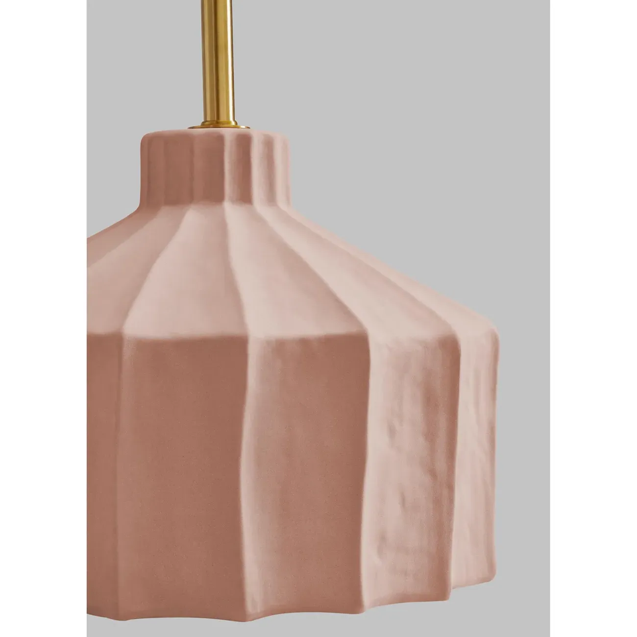 Veneto Medium Table Lamp - Dusty Rose, Ceramic