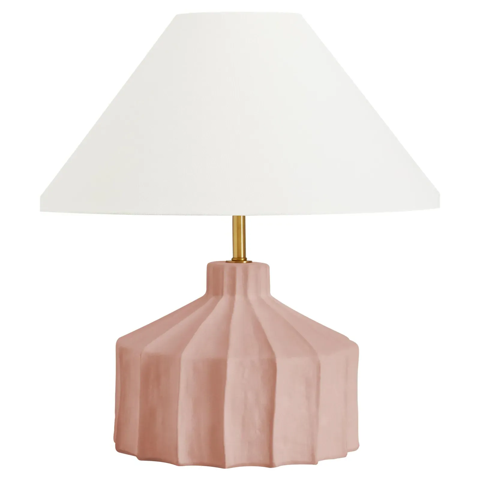 Veneto Medium Table Lamp - Dusty Rose, Ceramic