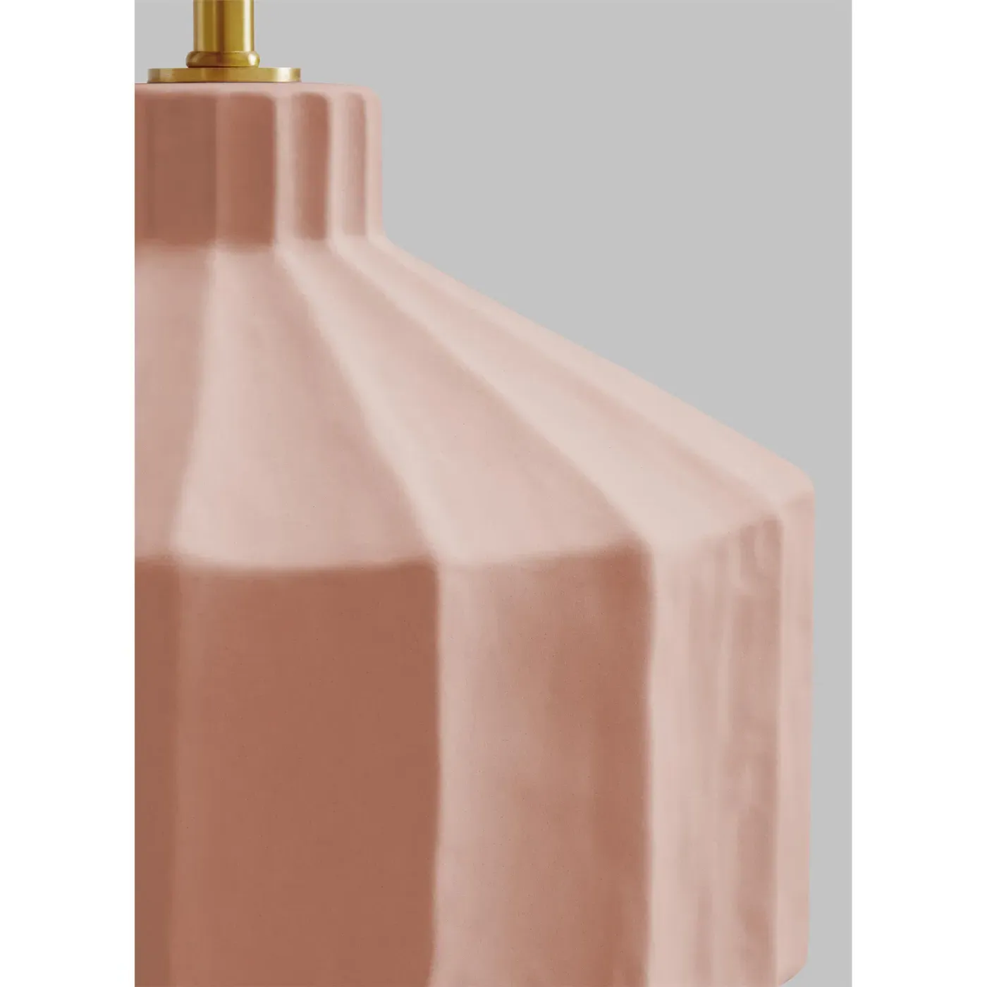 Veneto Small Table Lamp - Dusty Rose, Ceramic