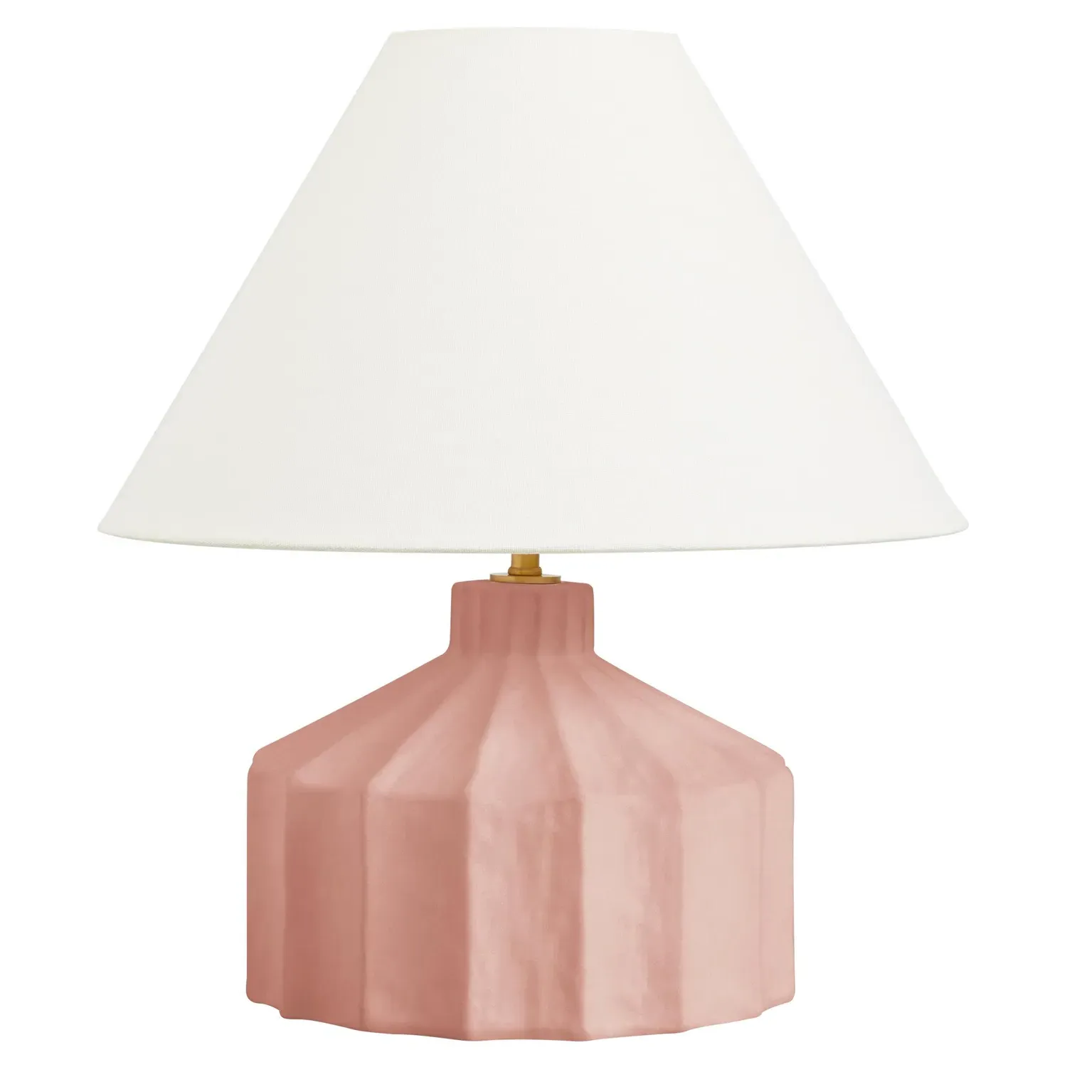 Veneto Small Table Lamp - Dusty Rose, Ceramic image