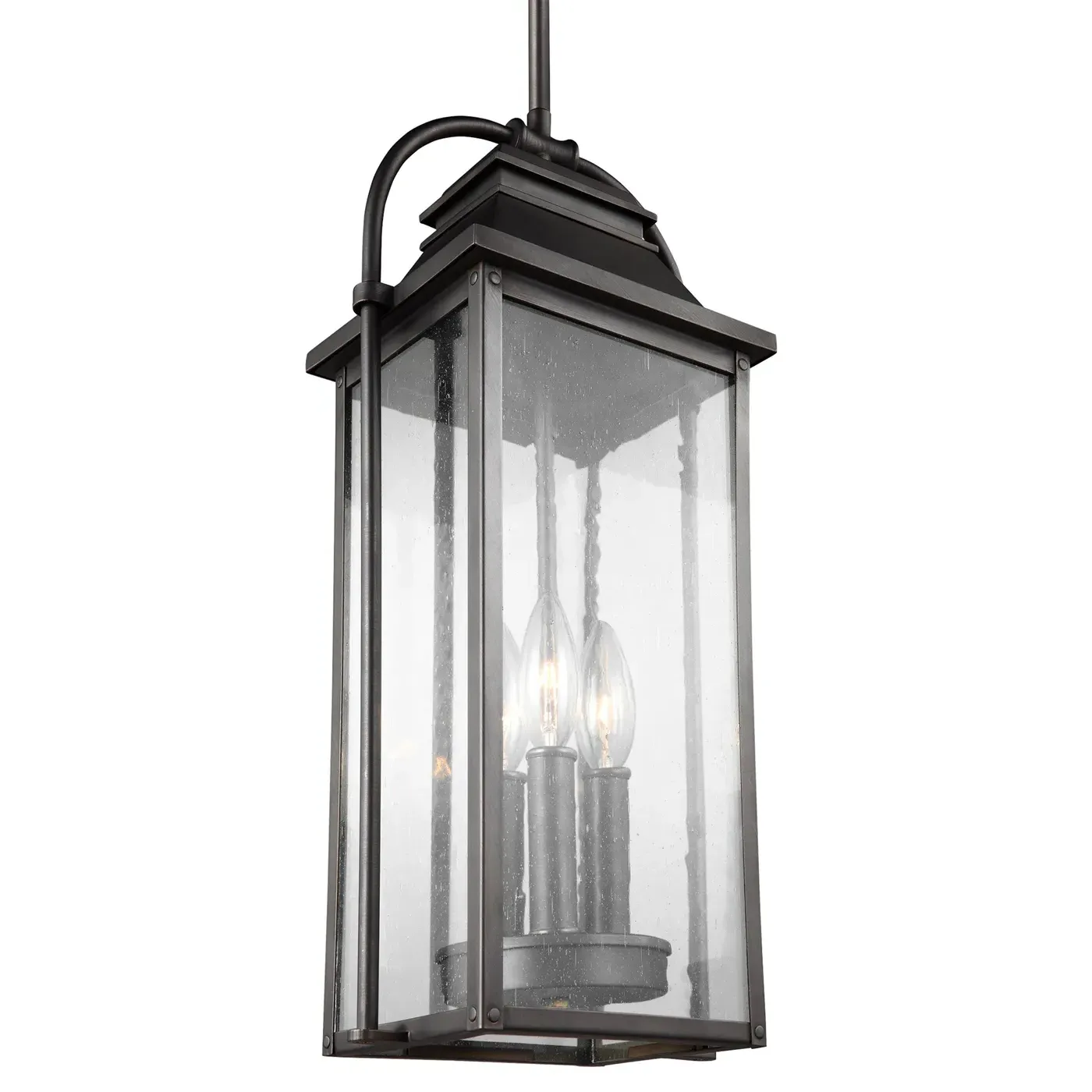 Wellsworth Lantern Pendant - Antique Bronze, Cast Aluminum image
