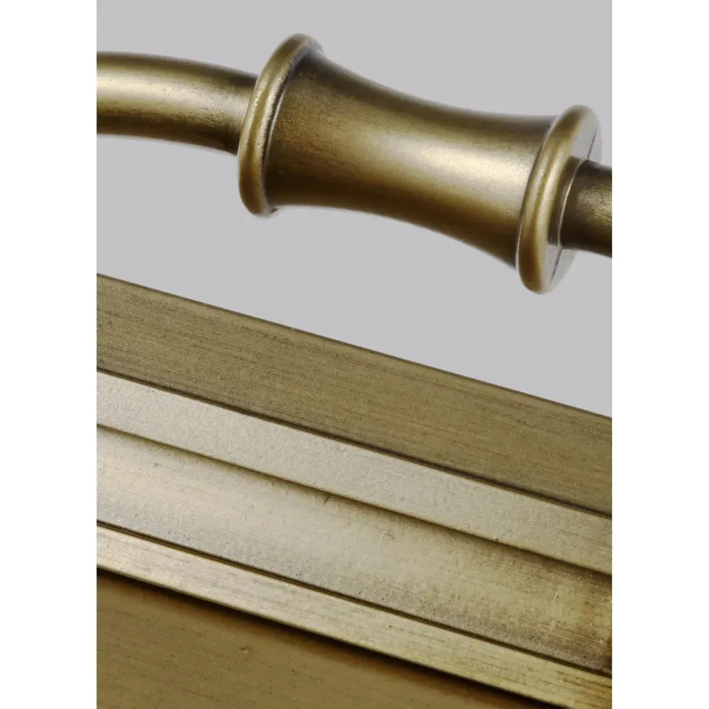 Wellsworth Large Lantern Sconce - Painted Distressed Brass