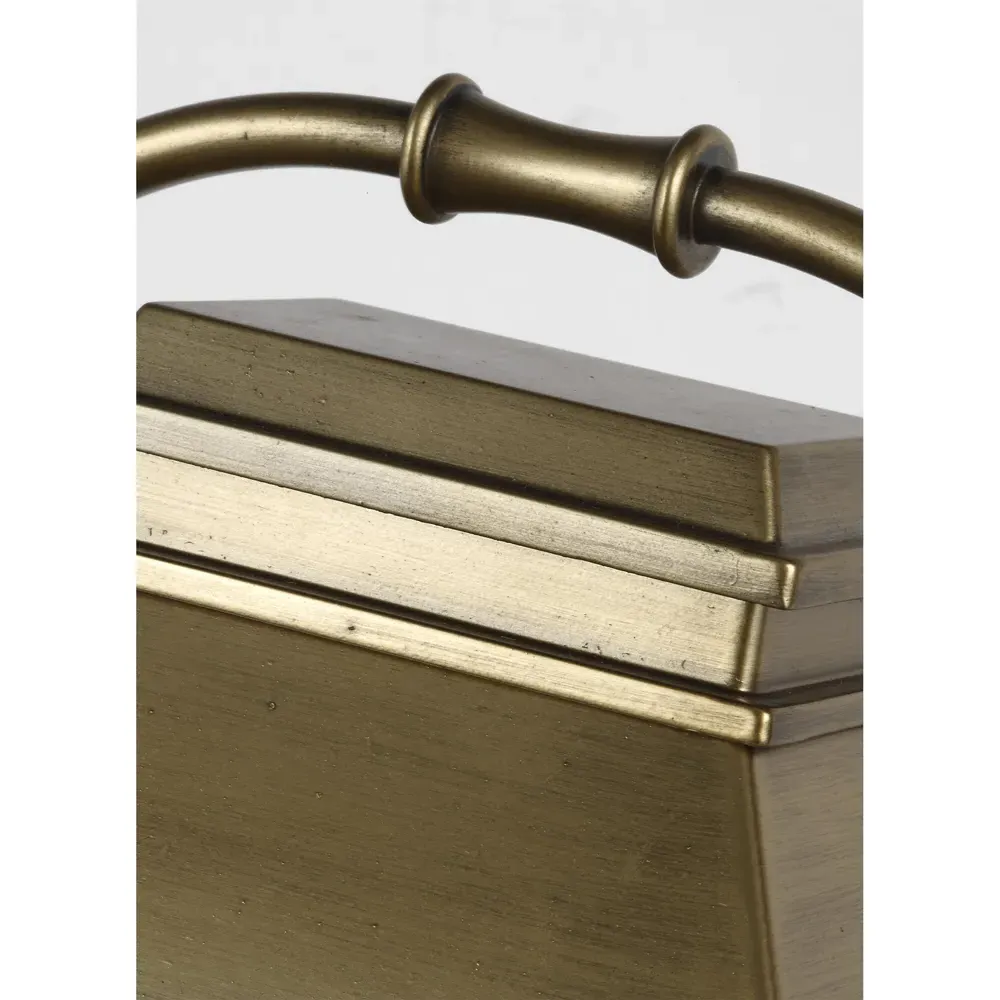 Wellsworth Post Lantern - Painted Distressed Brass