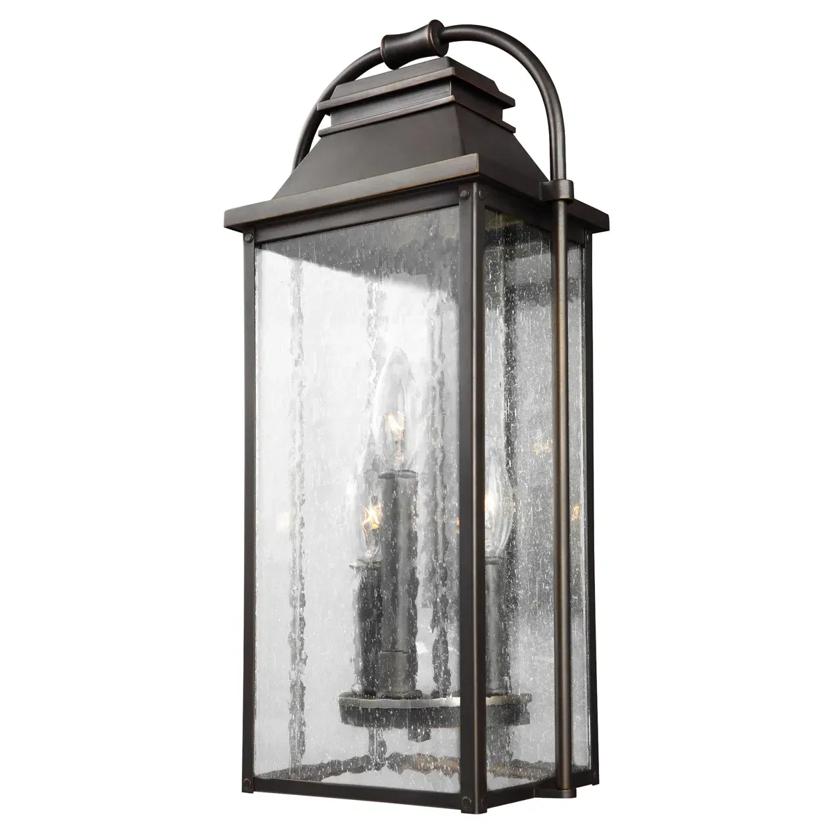 Wellsworth Small Lantern Sconce - Antique Bronze image