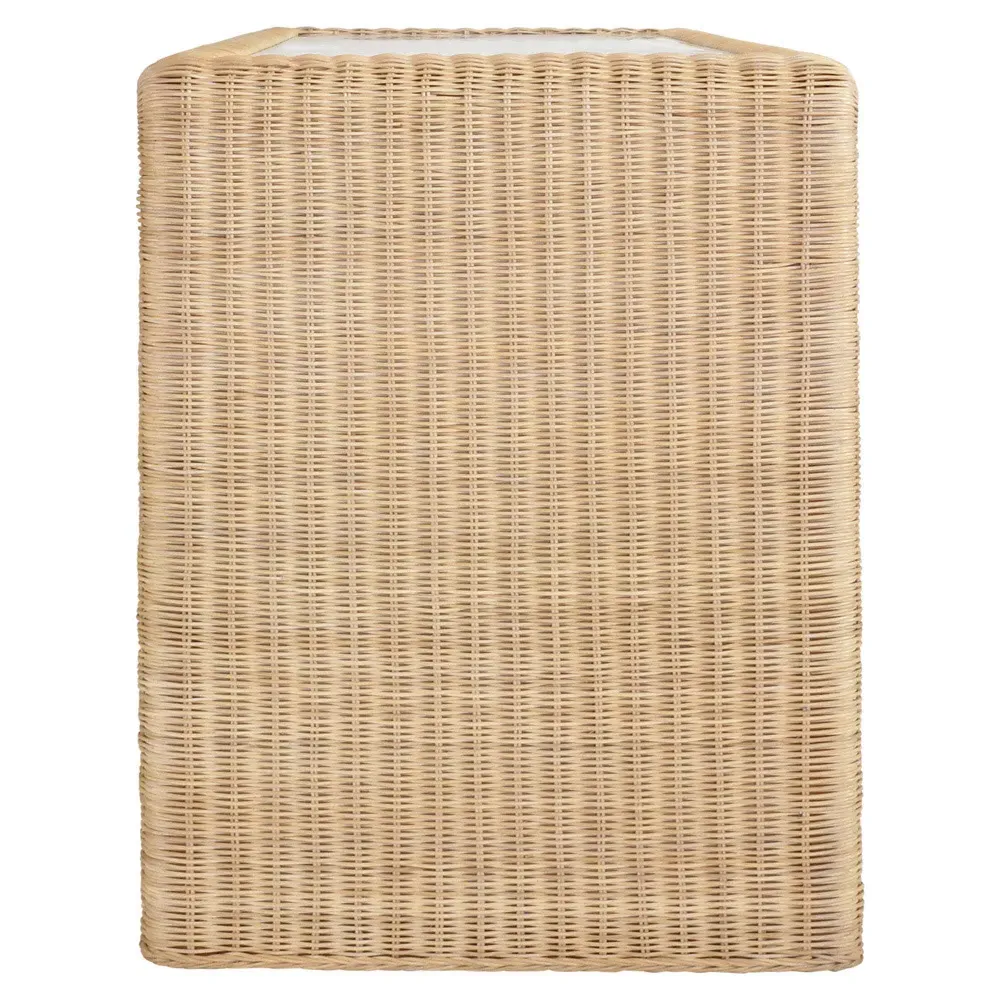 Adrien Woven Rattan Desk - Natural