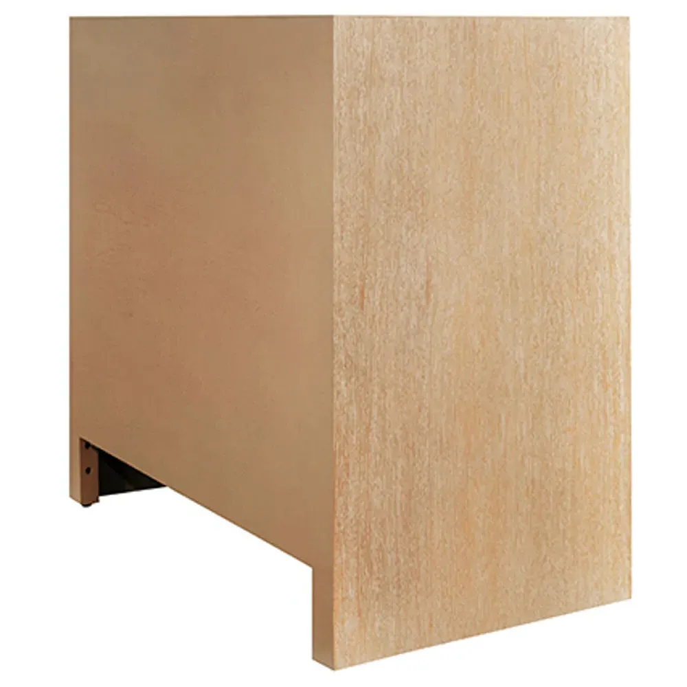 Alden Sideboard with Woven Cane - Brown, Oak