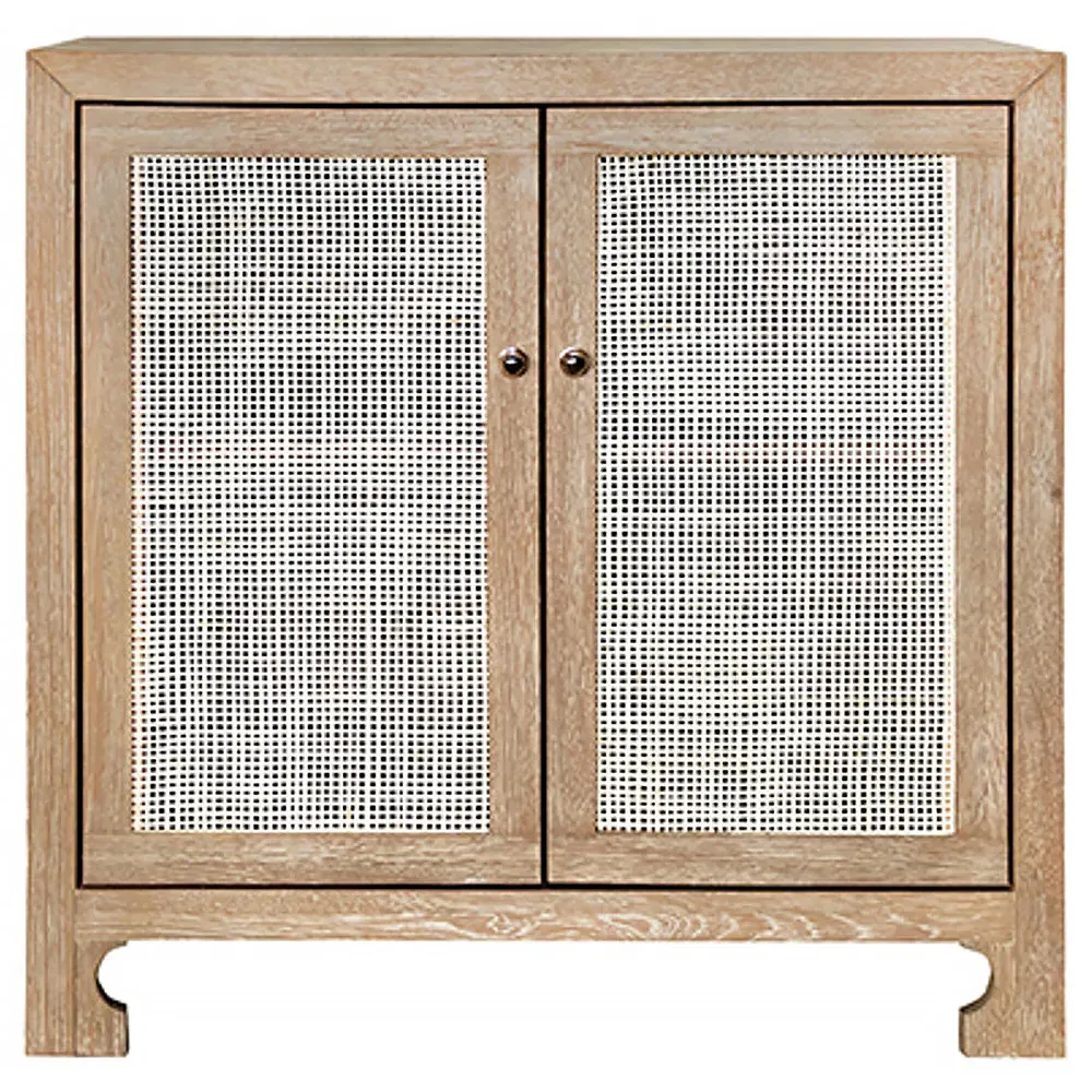 Alden Sideboard with Woven Cane - Brown, Oak image