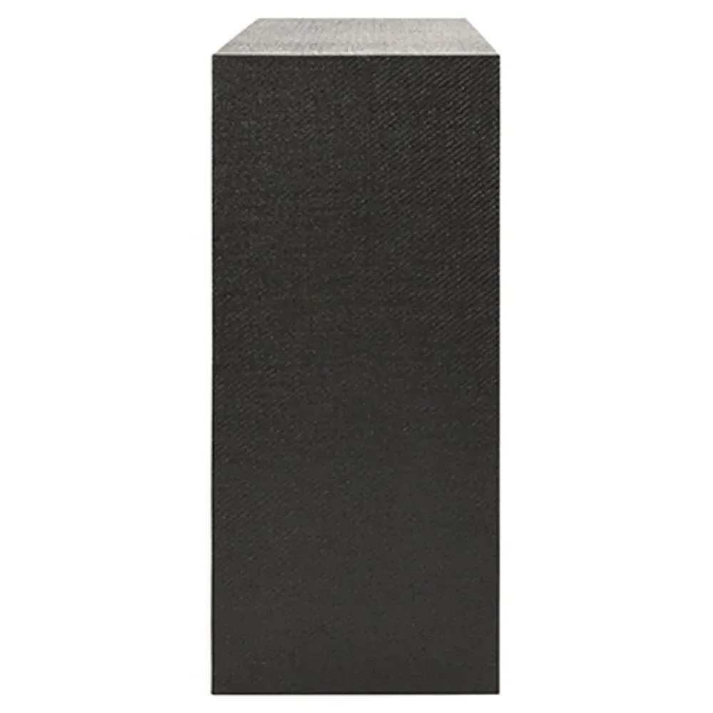 Aspen Console Table - Black, Grasscloth