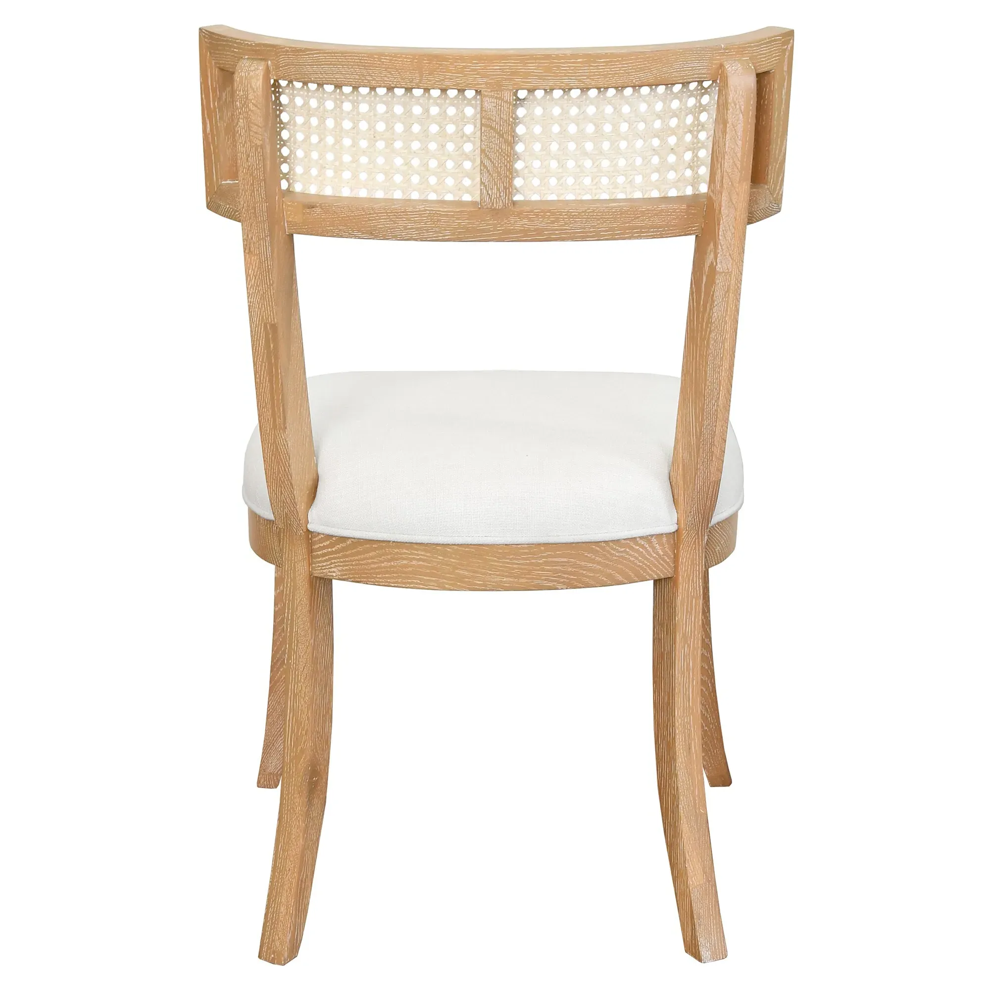 Britta Cane Back Dining Side Chair - Brown, Oak