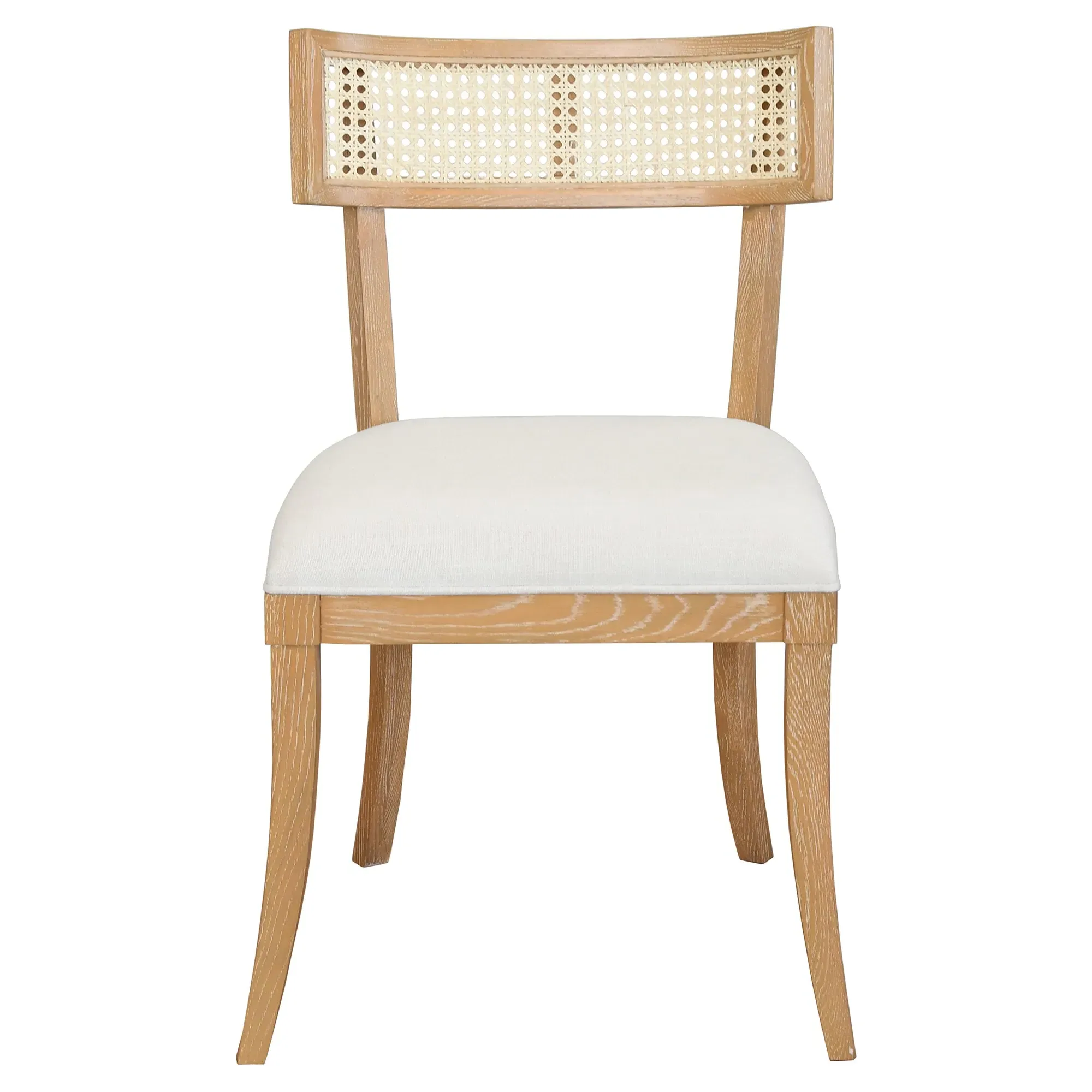 Britta Cane Back Dining Side Chair - Brown, Oak