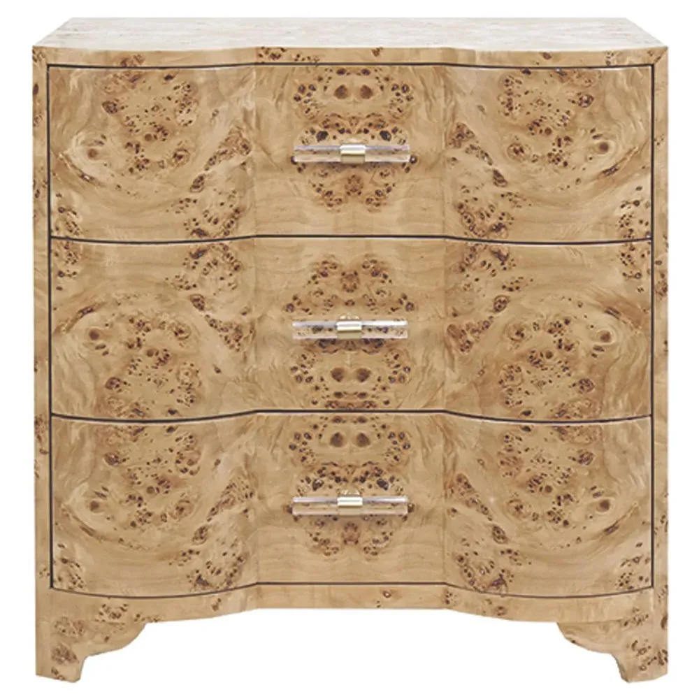 Calvin Bachelor Chest - Burl Wood image