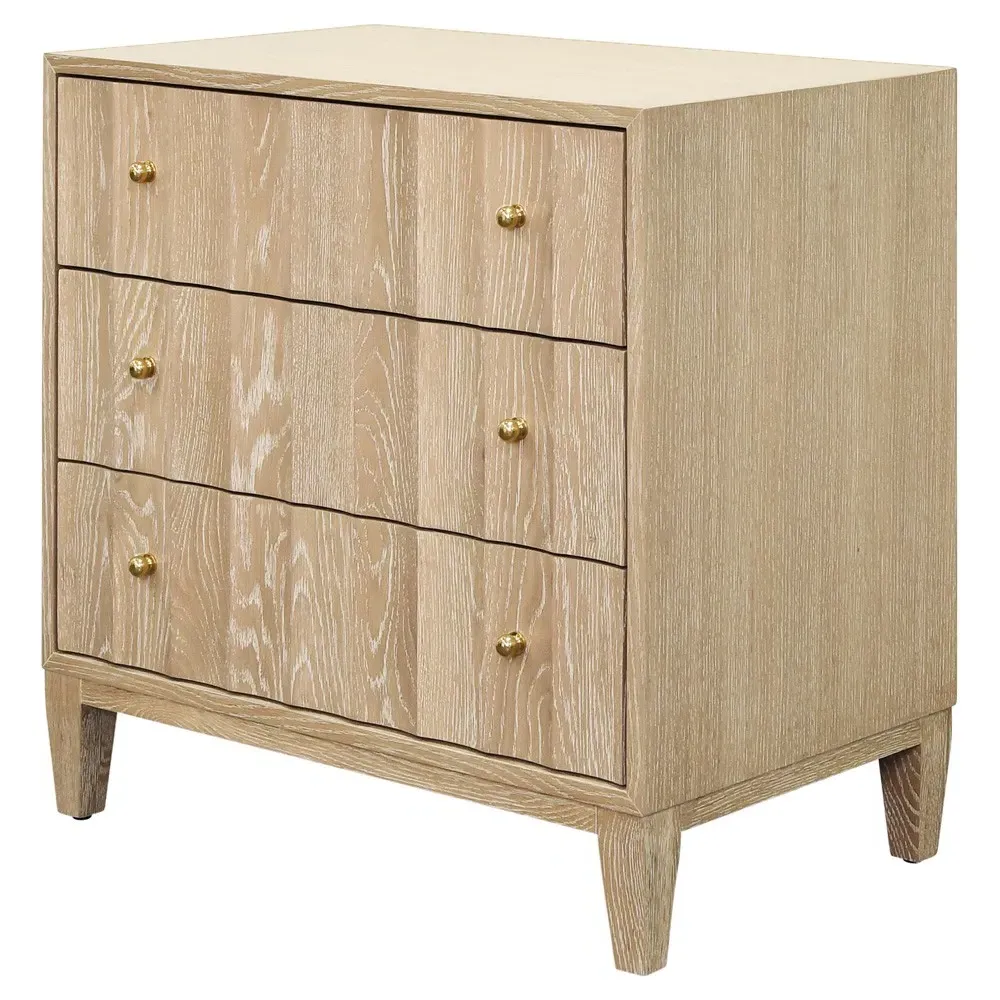 Carmack Nightstand - Cerused Oak