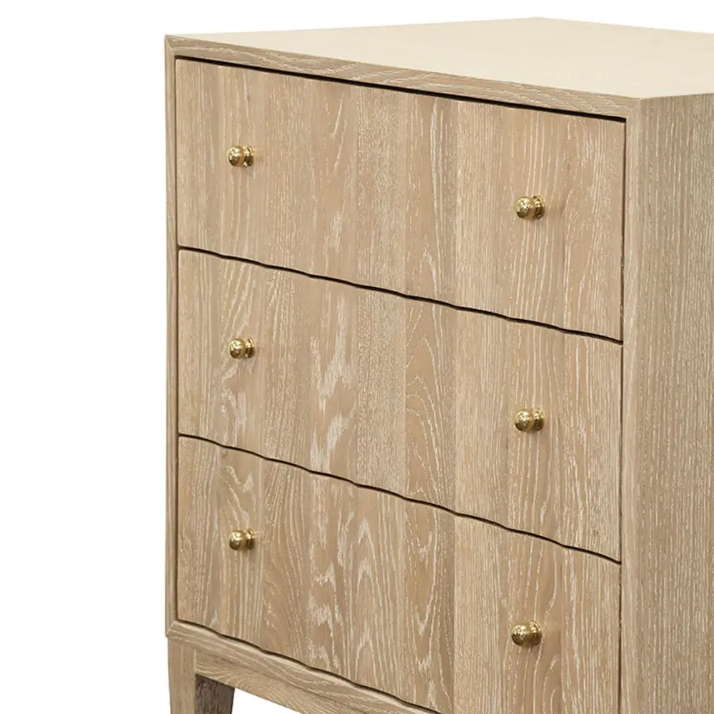 Carmack Nightstand - Cerused Oak