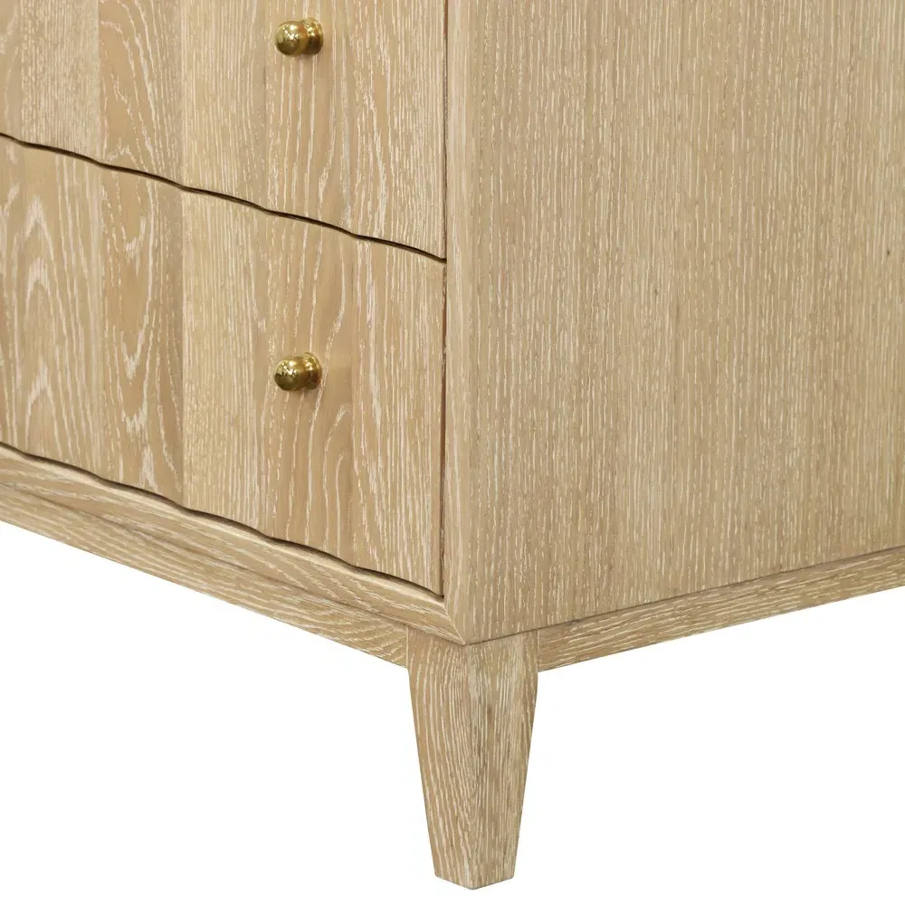 Carmack Nightstand - Cerused Oak