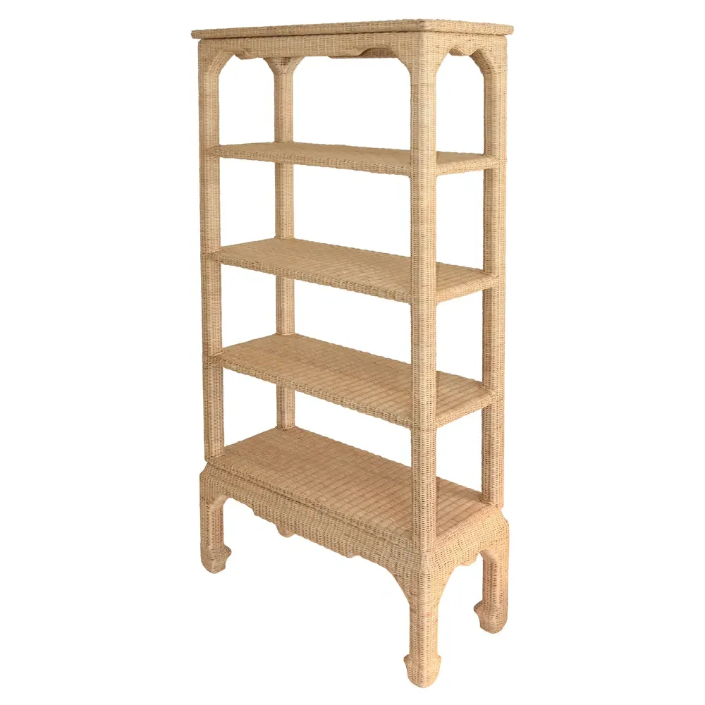 Cavalier Etagere - Natural, Rattan
