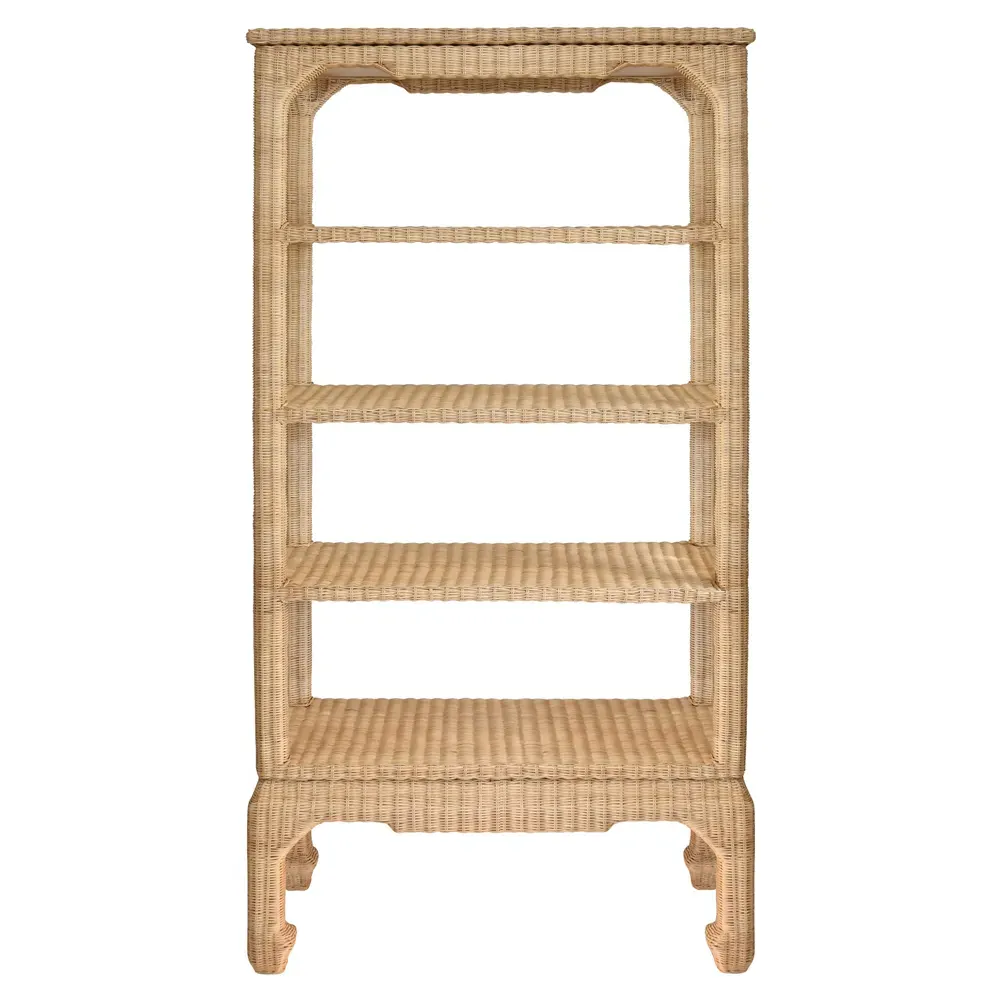 Cavalier Etagere - Natural, Rattan