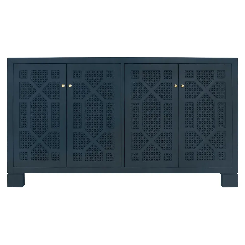 Claire Cane Buffet - Navy, Wood image