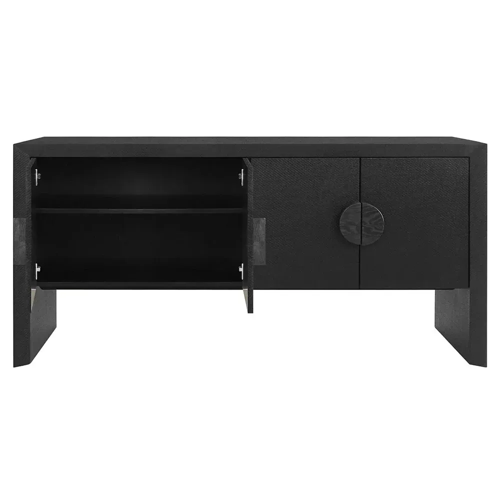 Colt Buffet - Black, Grasscloth