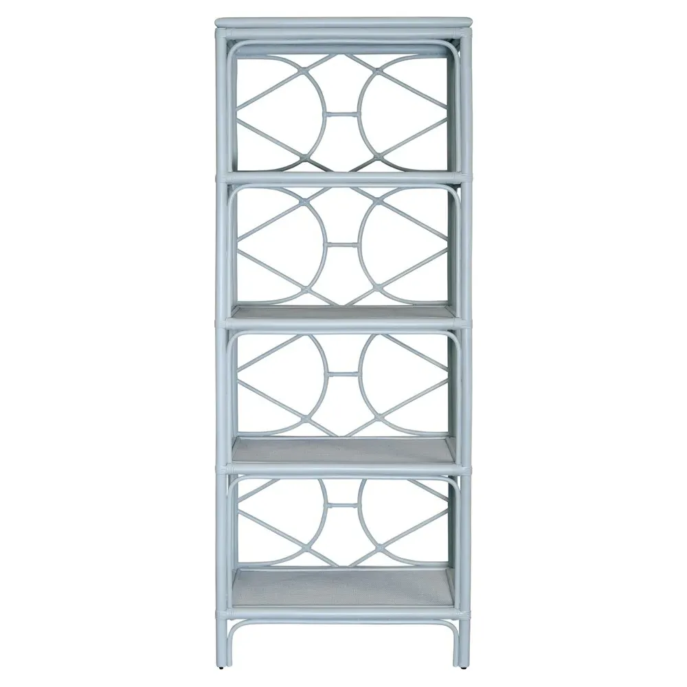 Danielle Bookcase - Light Blue, Rattan image
