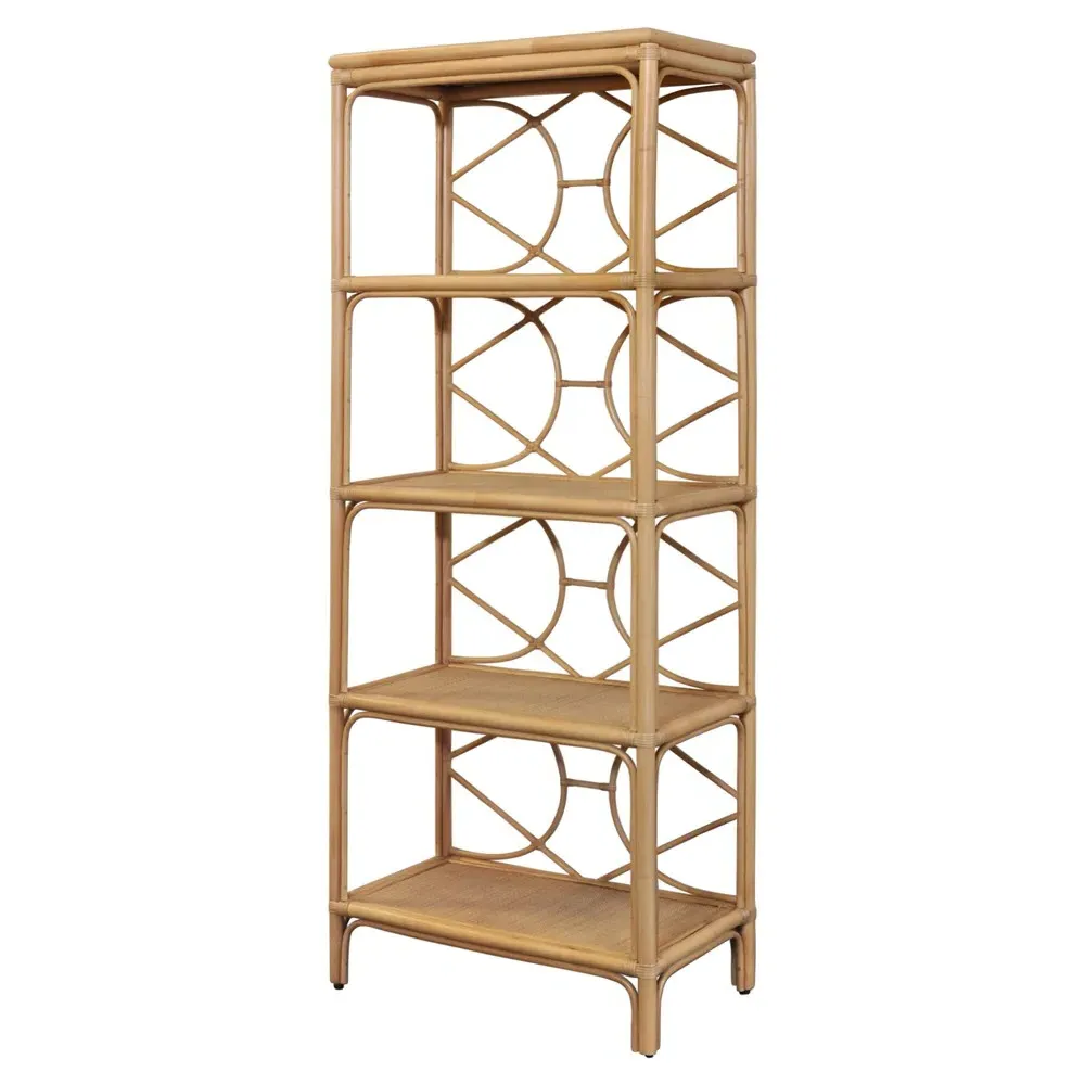 Danielle Bookcase - Natural, Rattan