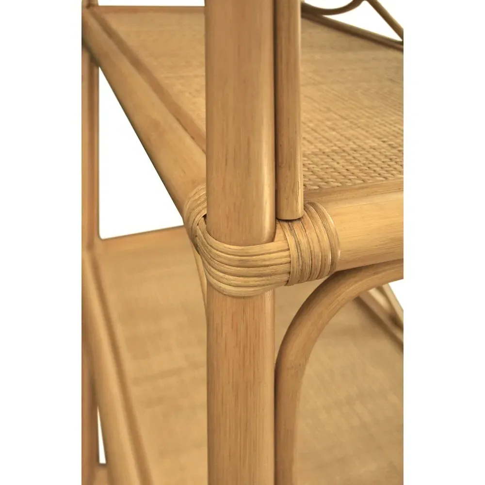 Danielle Bookcase - Natural, Rattan