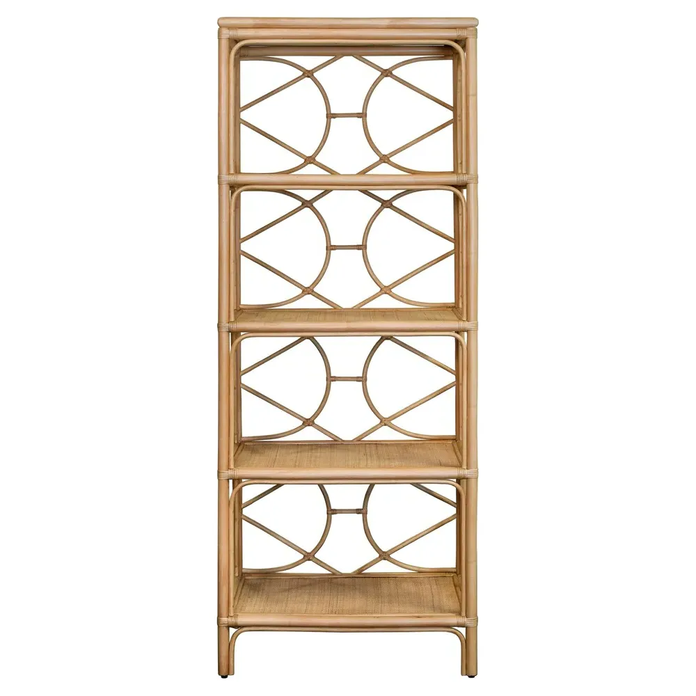 Danielle Bookcase - Natural, Rattan