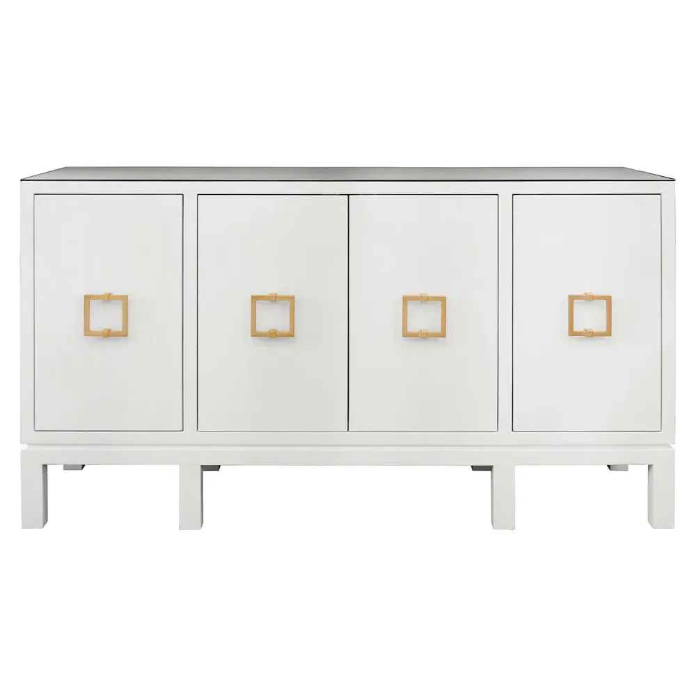 Effie Buffet - White, Linen image