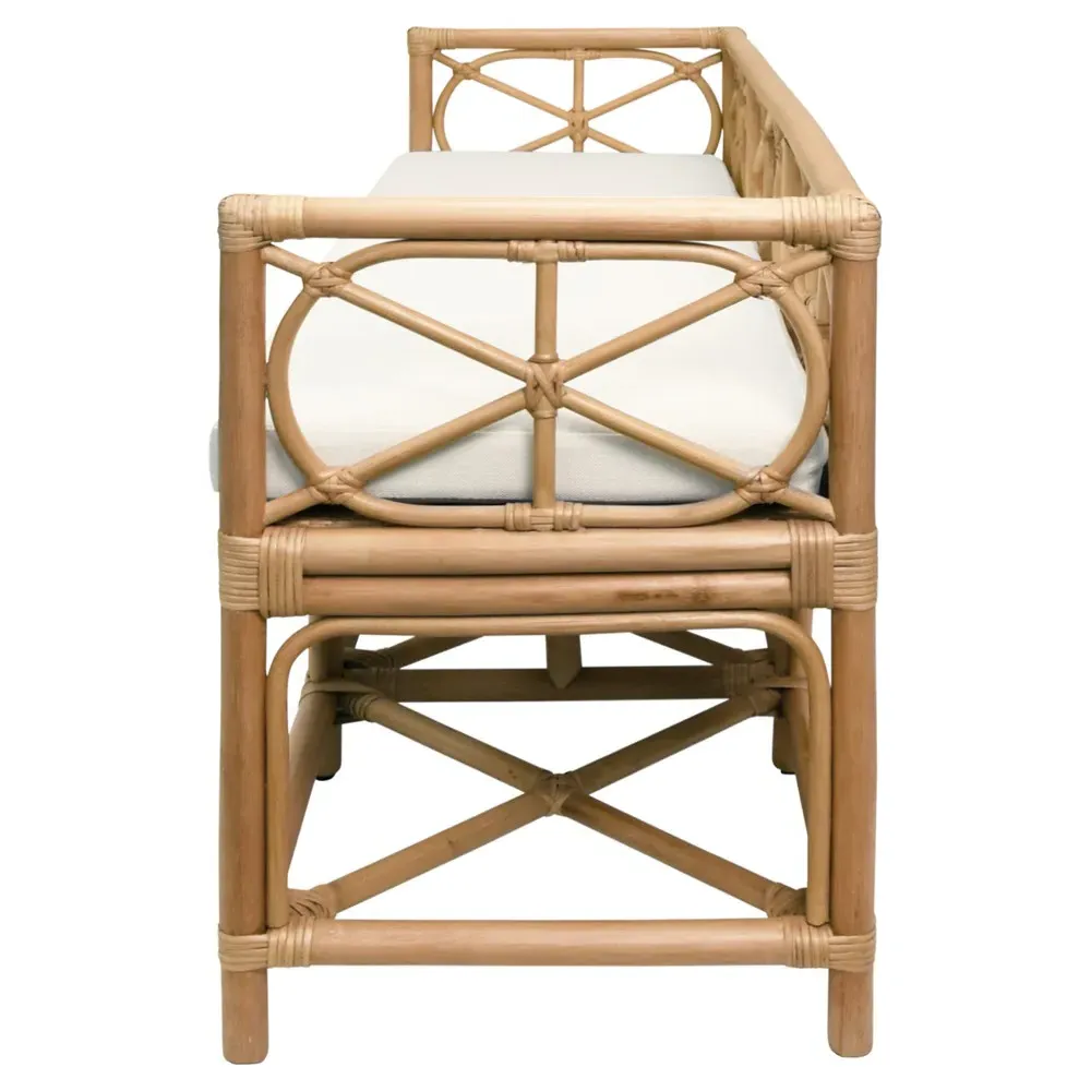 Ferguson Entryway Bench - Natural, Rattan
