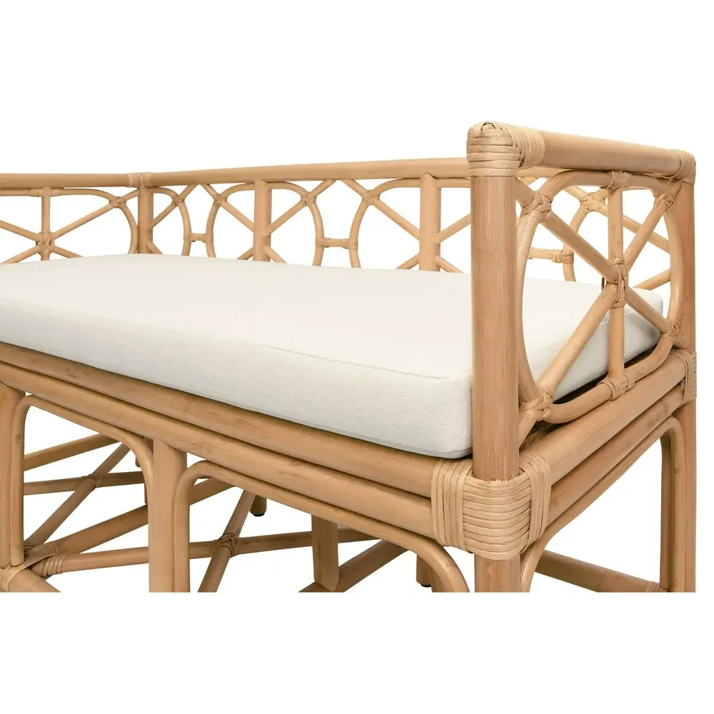 Ferguson Entryway Bench - Natural, Rattan