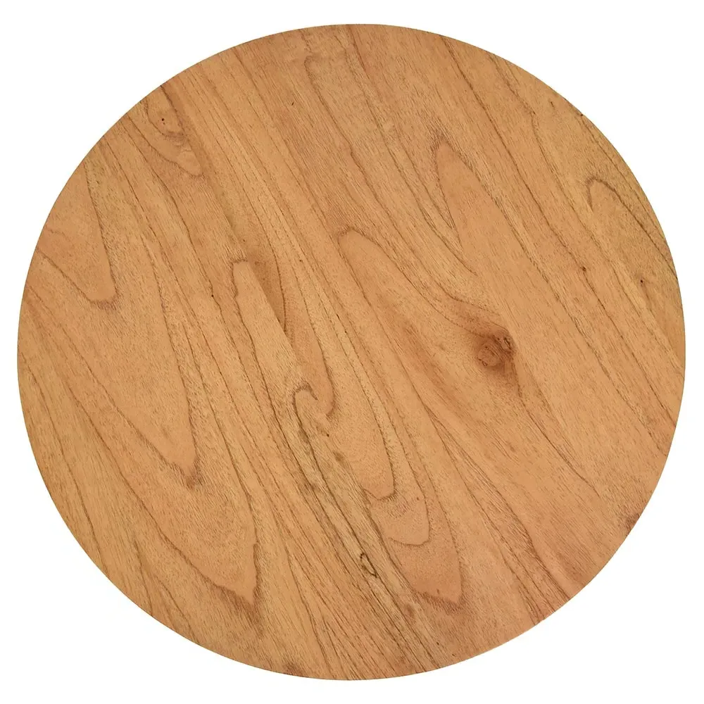 Fiji Round Side Table - Brown, Water Hyacinth