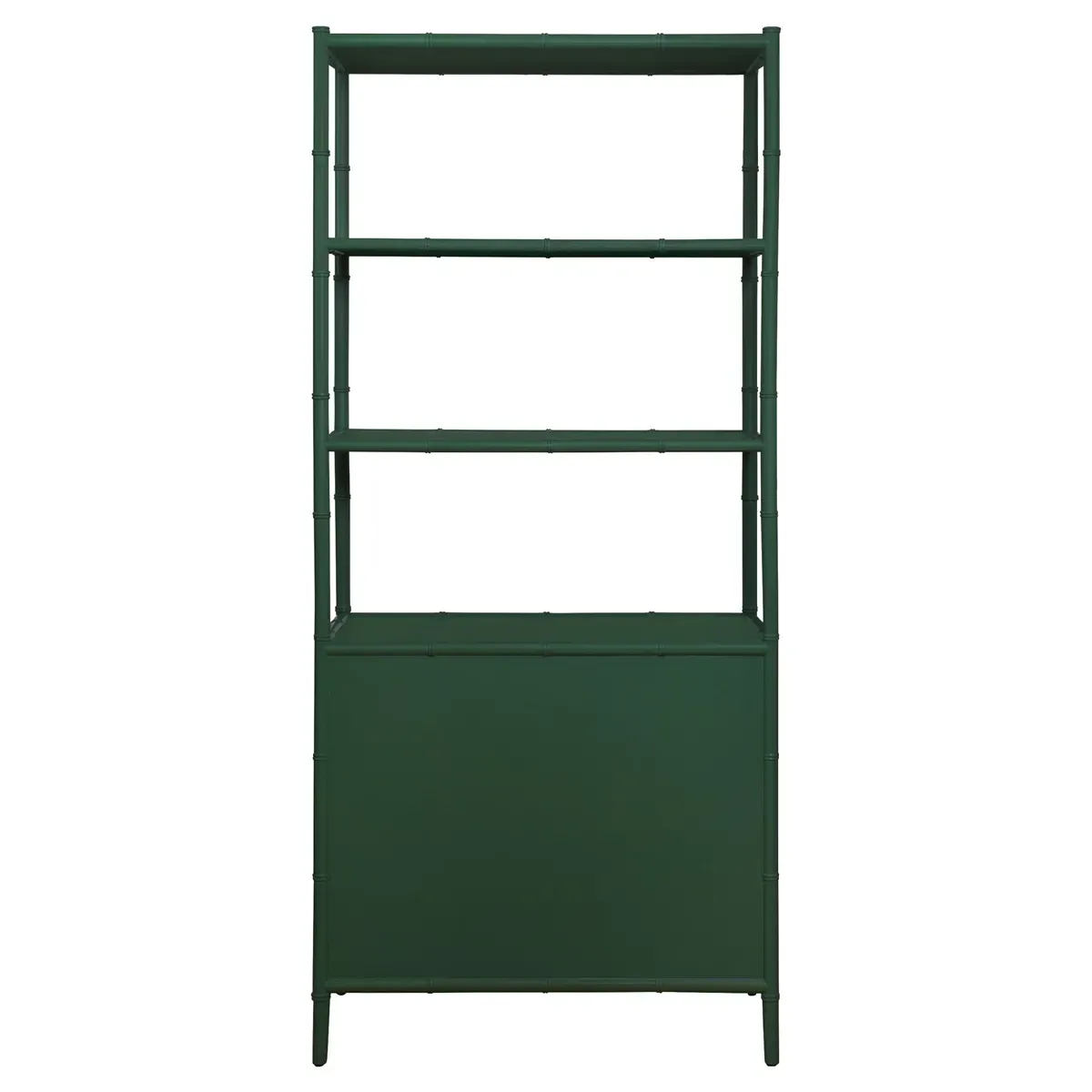 Flynn Bamboo Grasscloth Etagere - Green