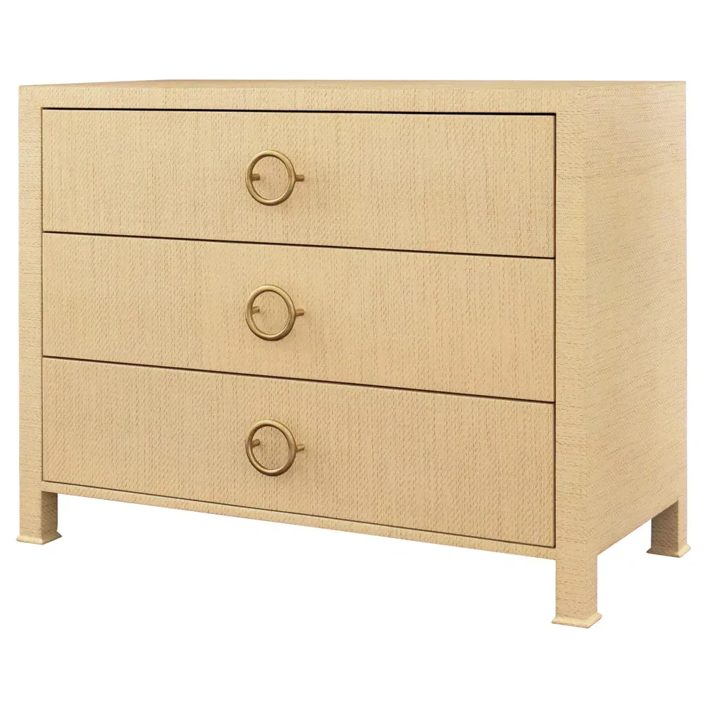 Getty Chest - Natural, Grasscloth