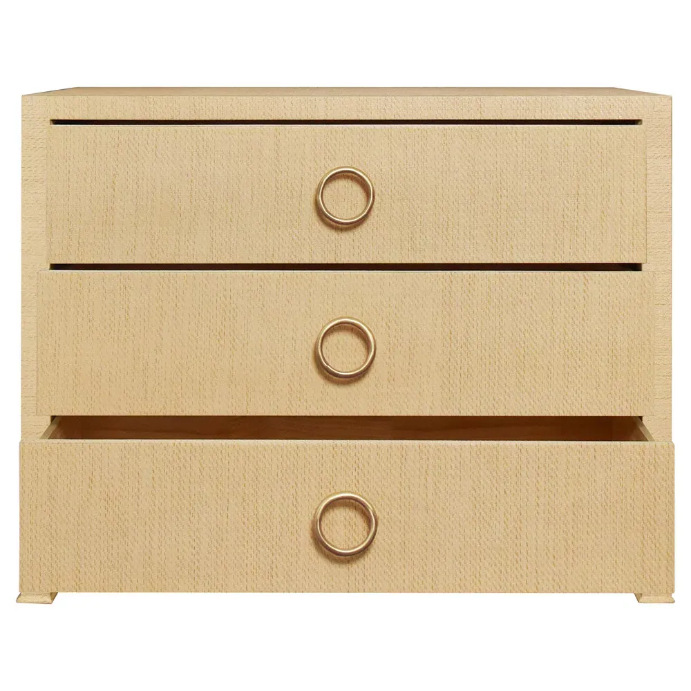 Getty Chest - Natural, Grasscloth
