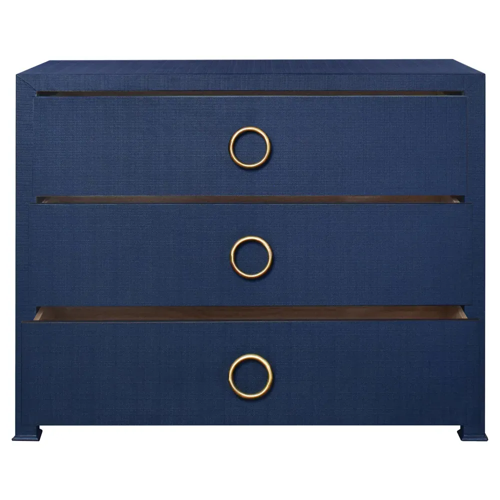 Getty Chest - Navy, Linen
