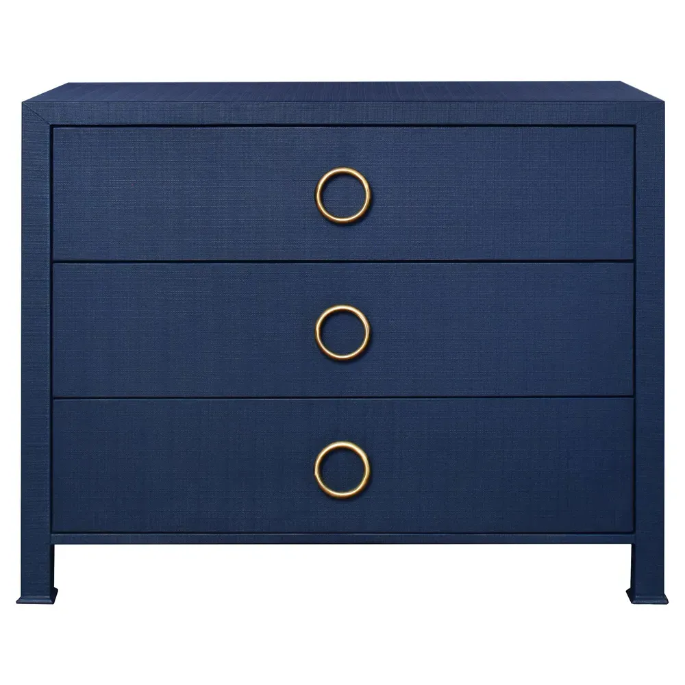 Getty Chest - Navy, Linen