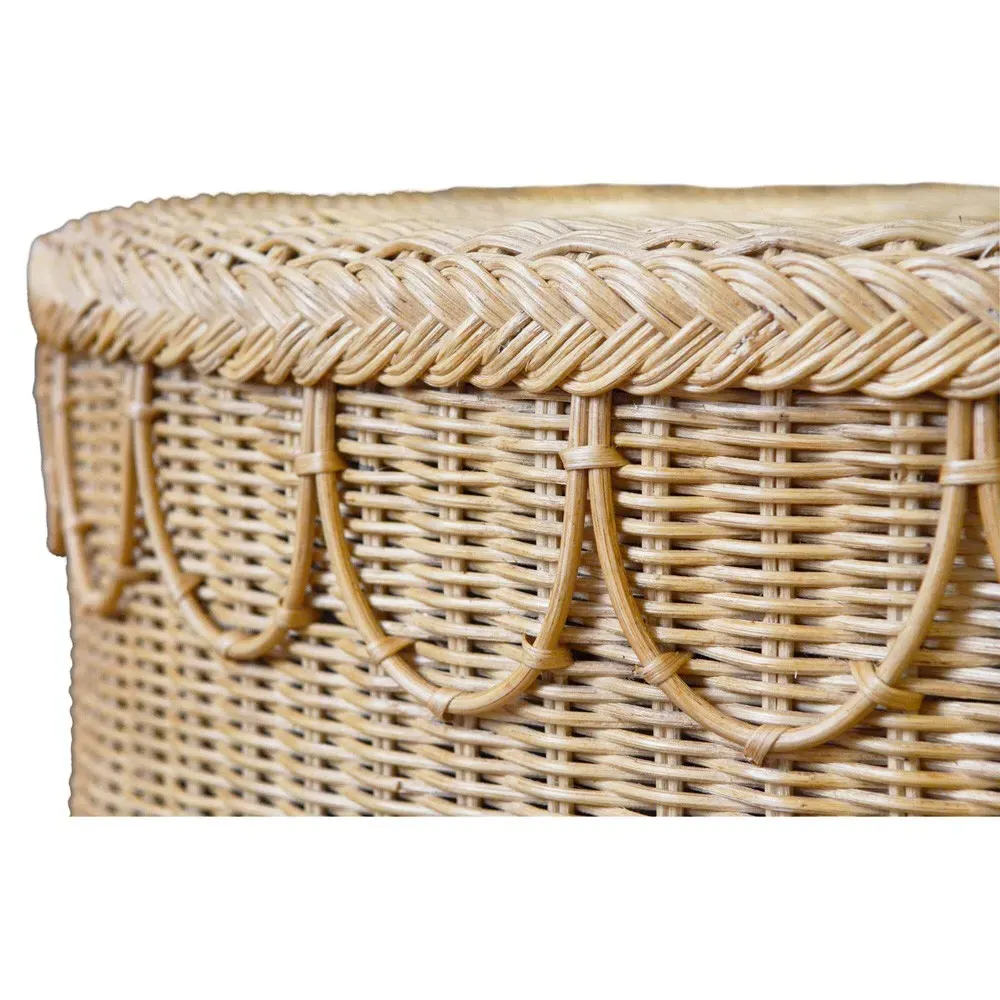 Giada Round Coffee Table - Natural, Rattan