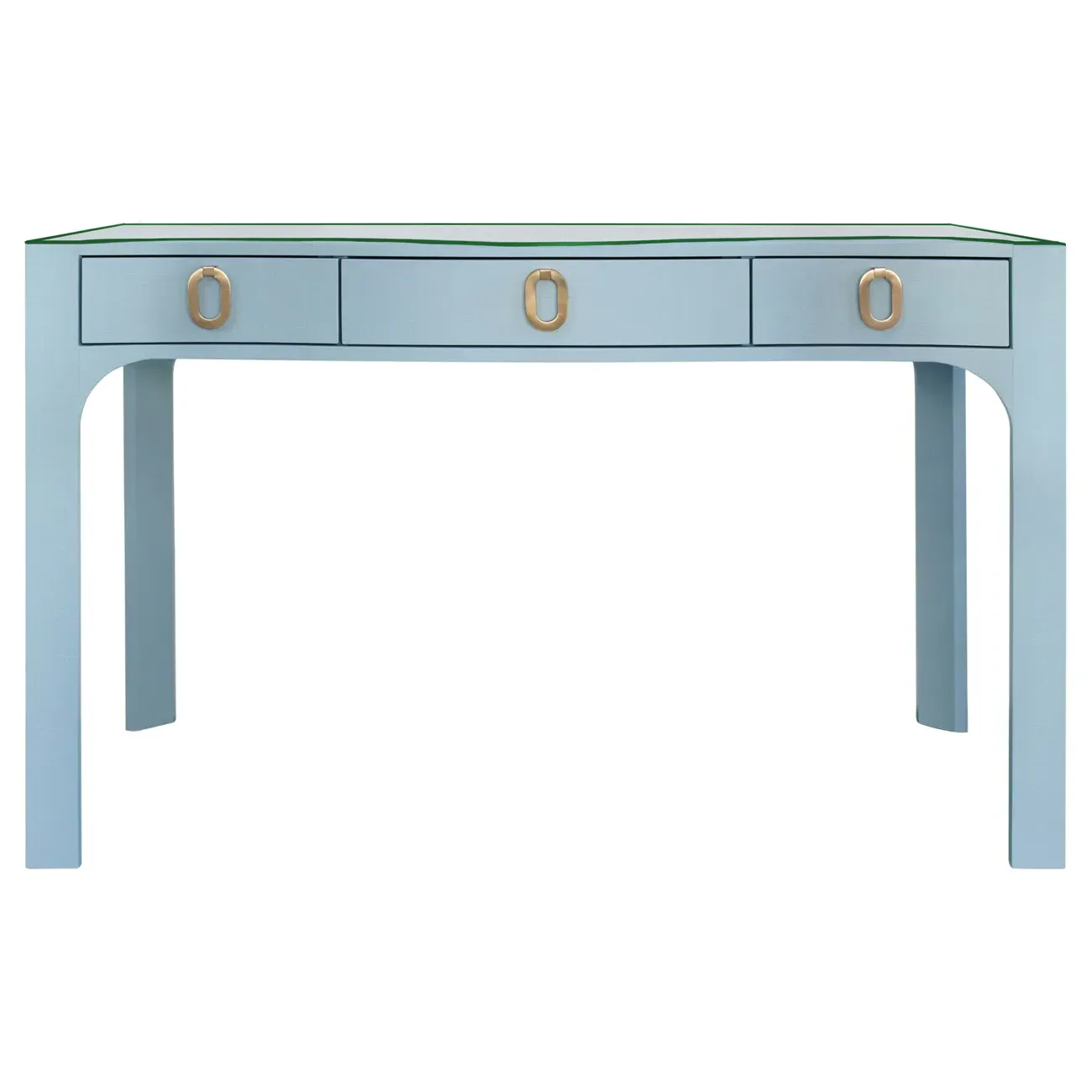 Gladys Desk - Light Blue, Linen image