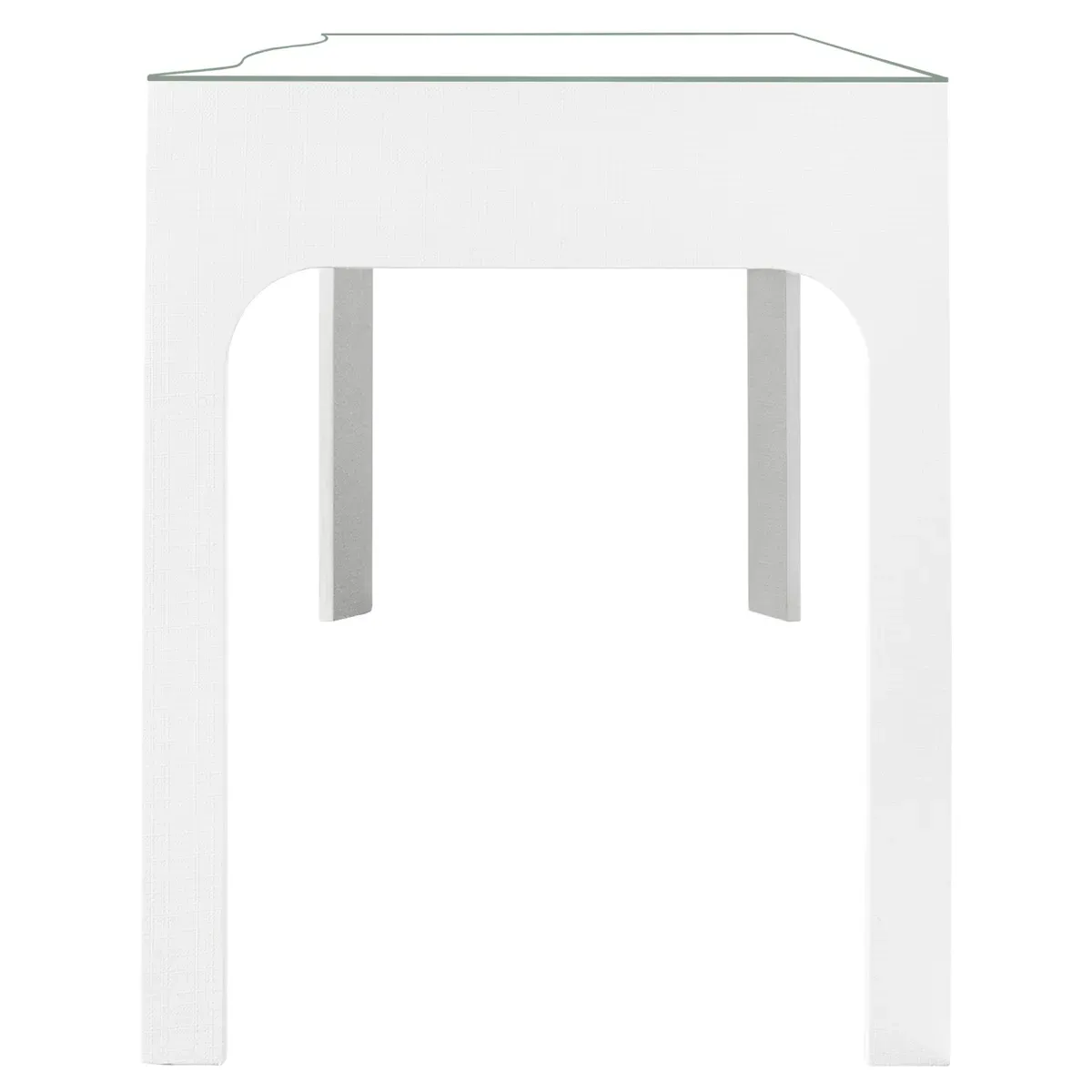 Gladys Desk - White, Linen