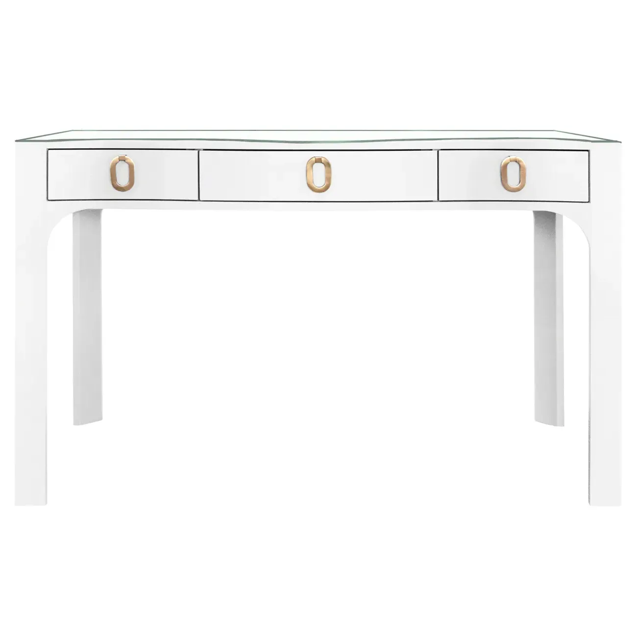 Gladys Desk - White, Linen