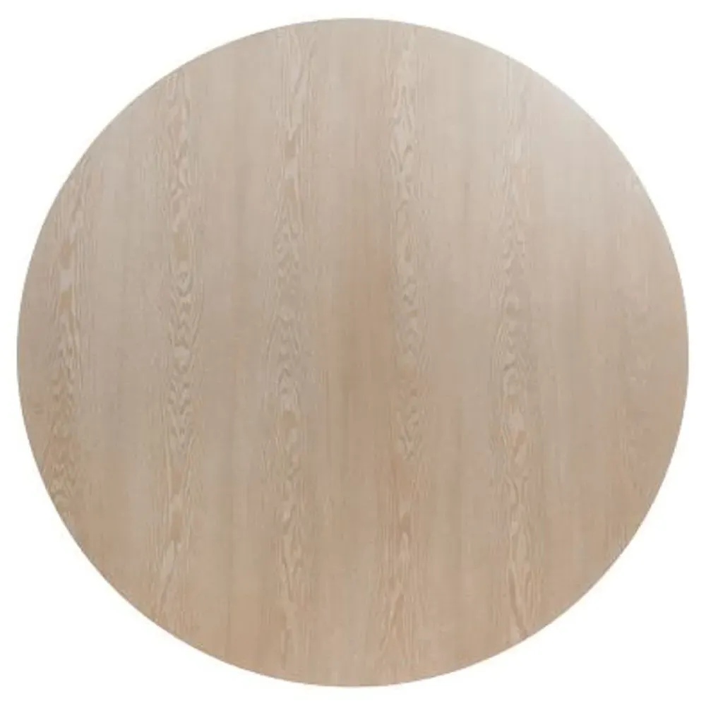 Hamilton French Round Dining Table - Natural, Wood